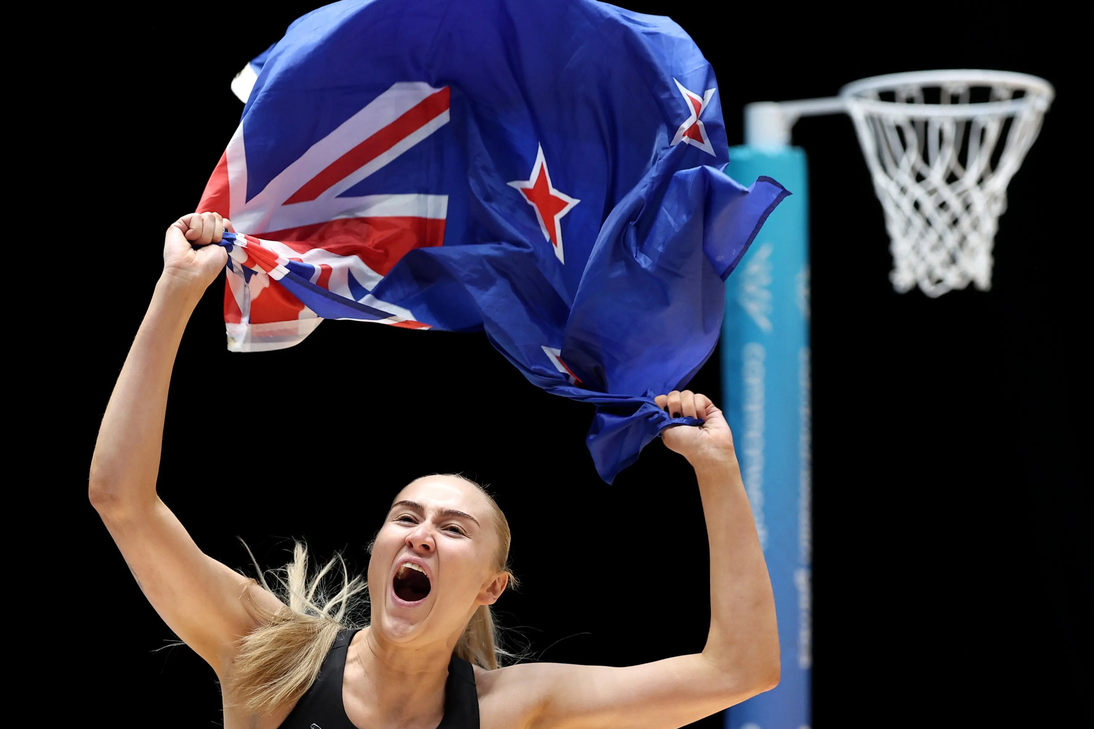 <p>Southern Steel and Silver Ferns defender Carys Stythe went viral for her passionate celebrations during the Commonwealth Games in Glasgow. Photo: Getty Images</p>\\n