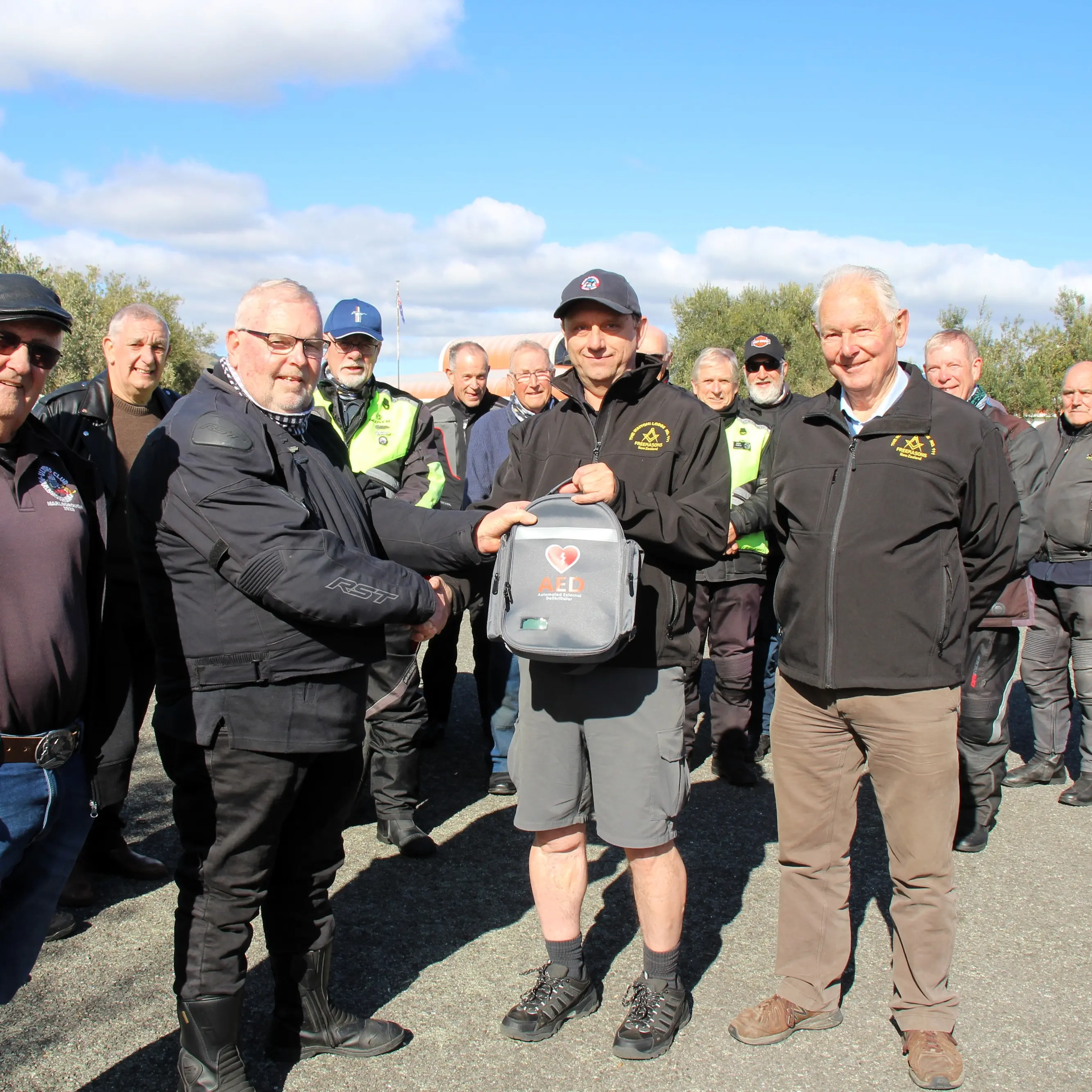 Heartfelt donation turns motorbike club into potential lifesavers on the road
