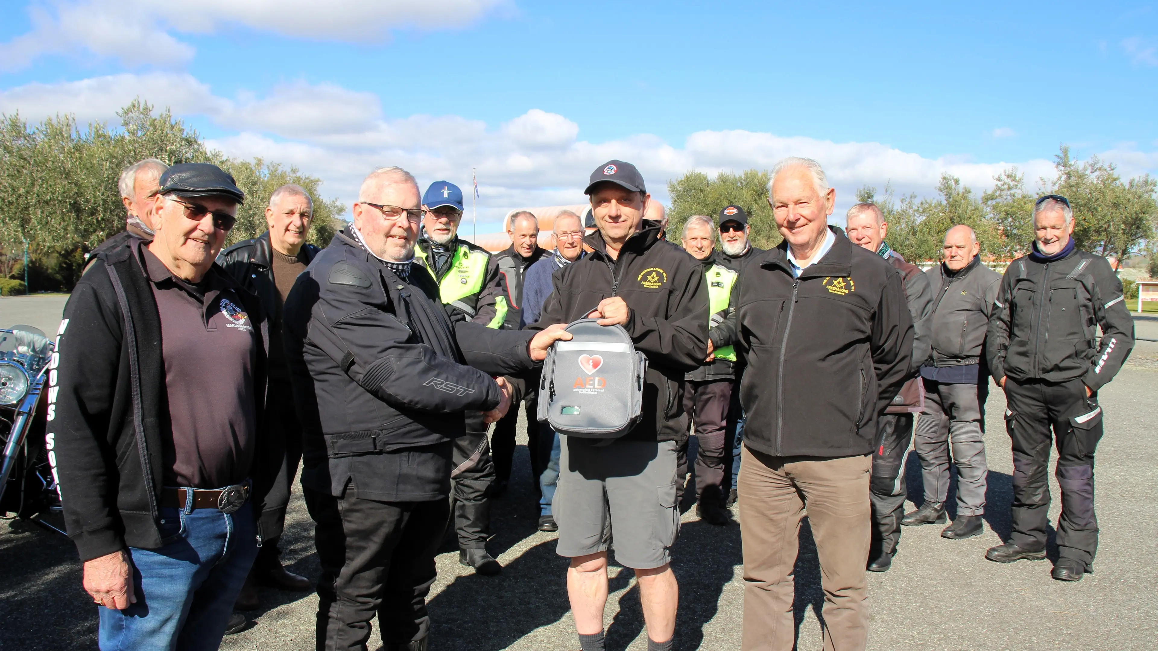 Heartfelt donation turns motorbike club into potential lifesavers on the road