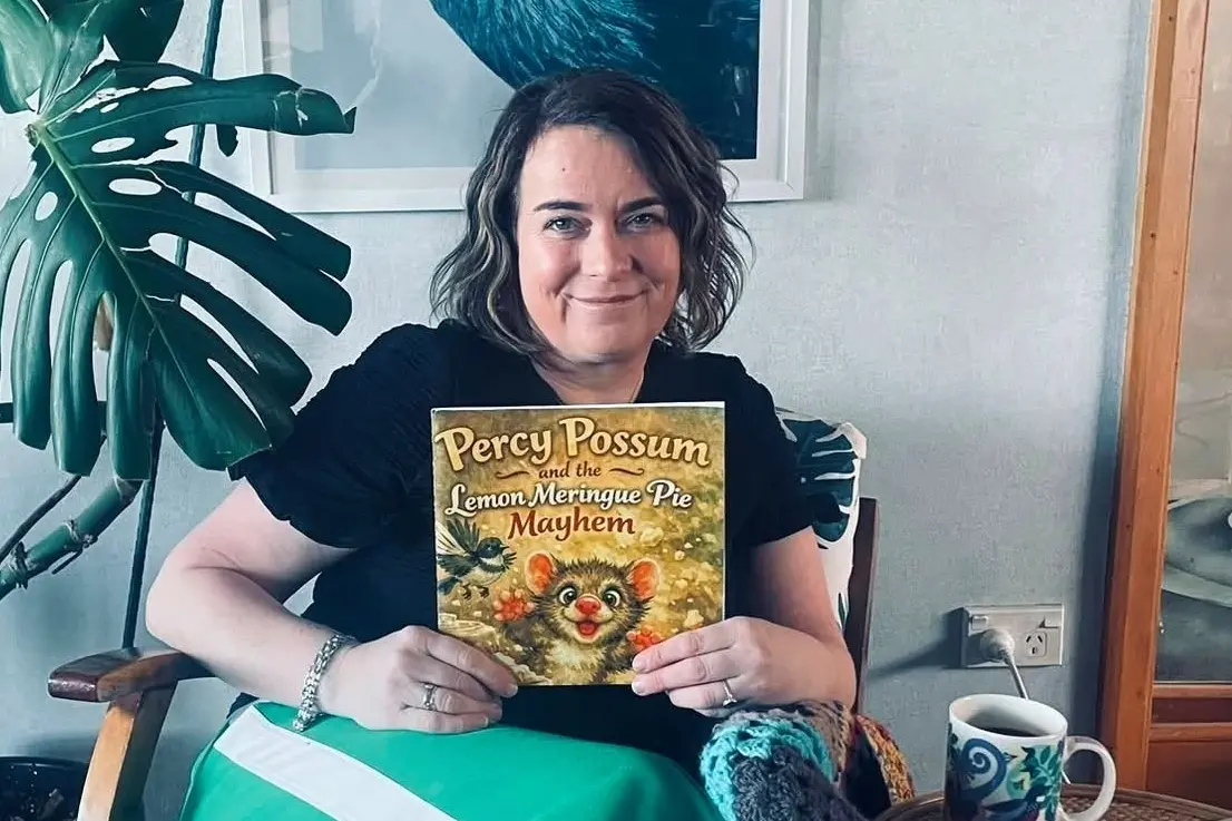 Balclutha teacher Katie MacPherson\\'s new picture book combines \\rtechnolopgy with inspiration. Photo: Harper Whale