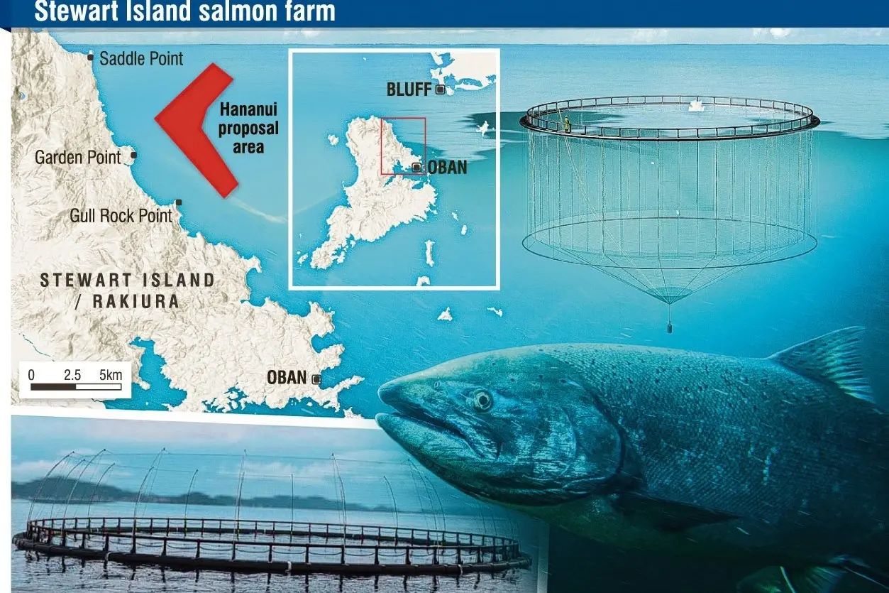Ngai Tahu\\u2019s fast-tracked Hananui Ocean Farm project.