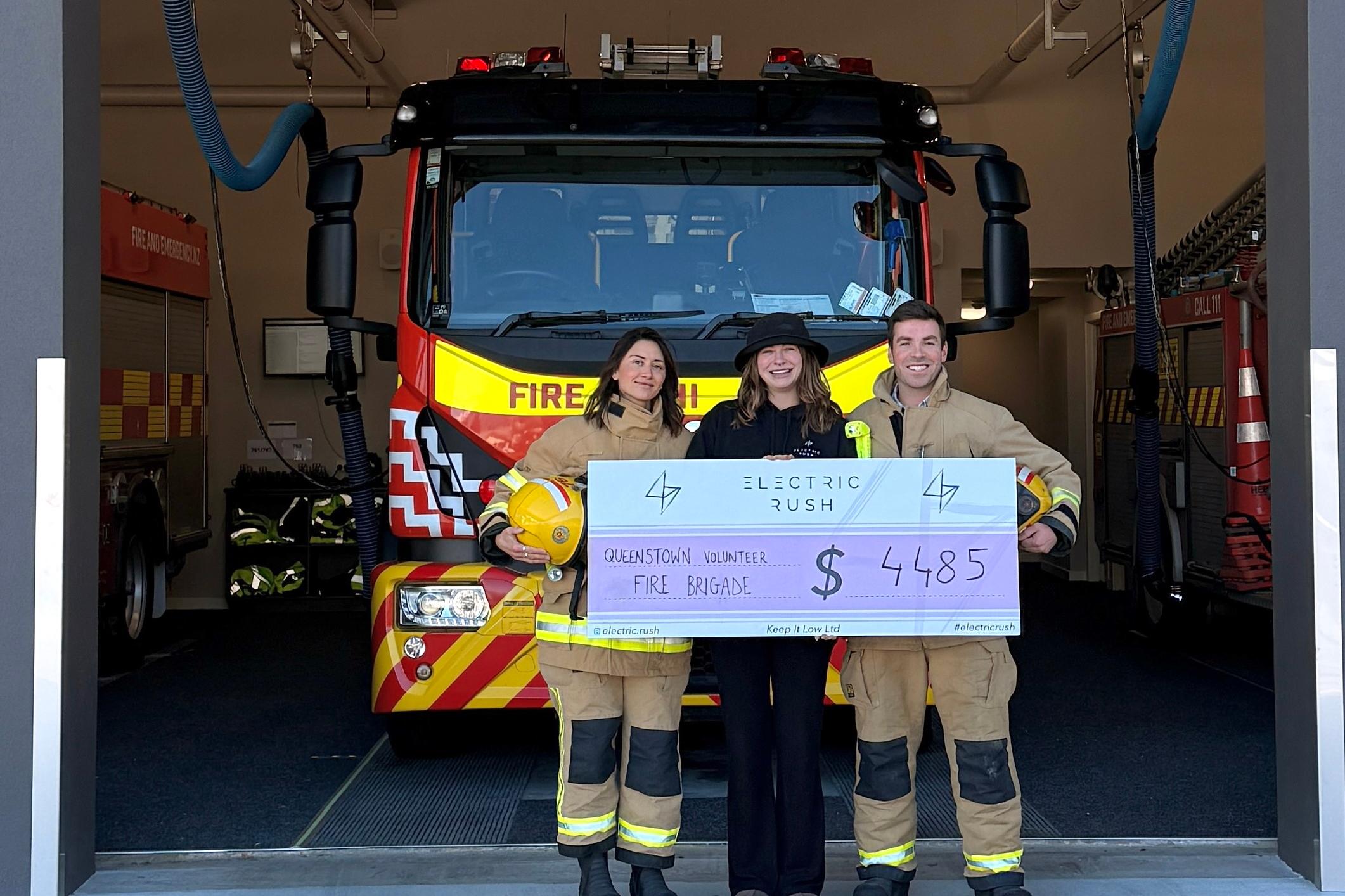 Dance party delivers donations