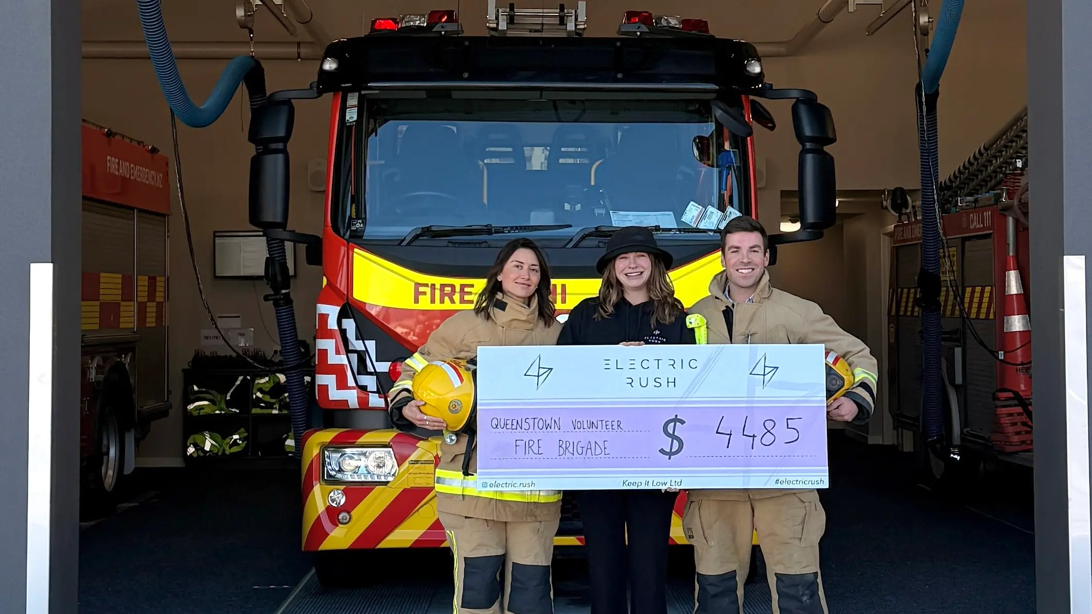 Dance party delivers donations