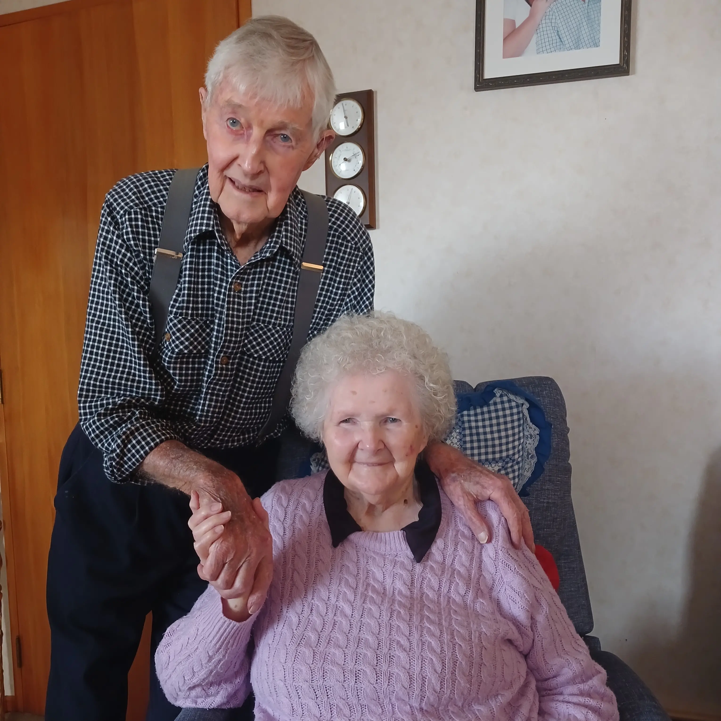 Celebrating 70 years of married life and looking after each other along the way