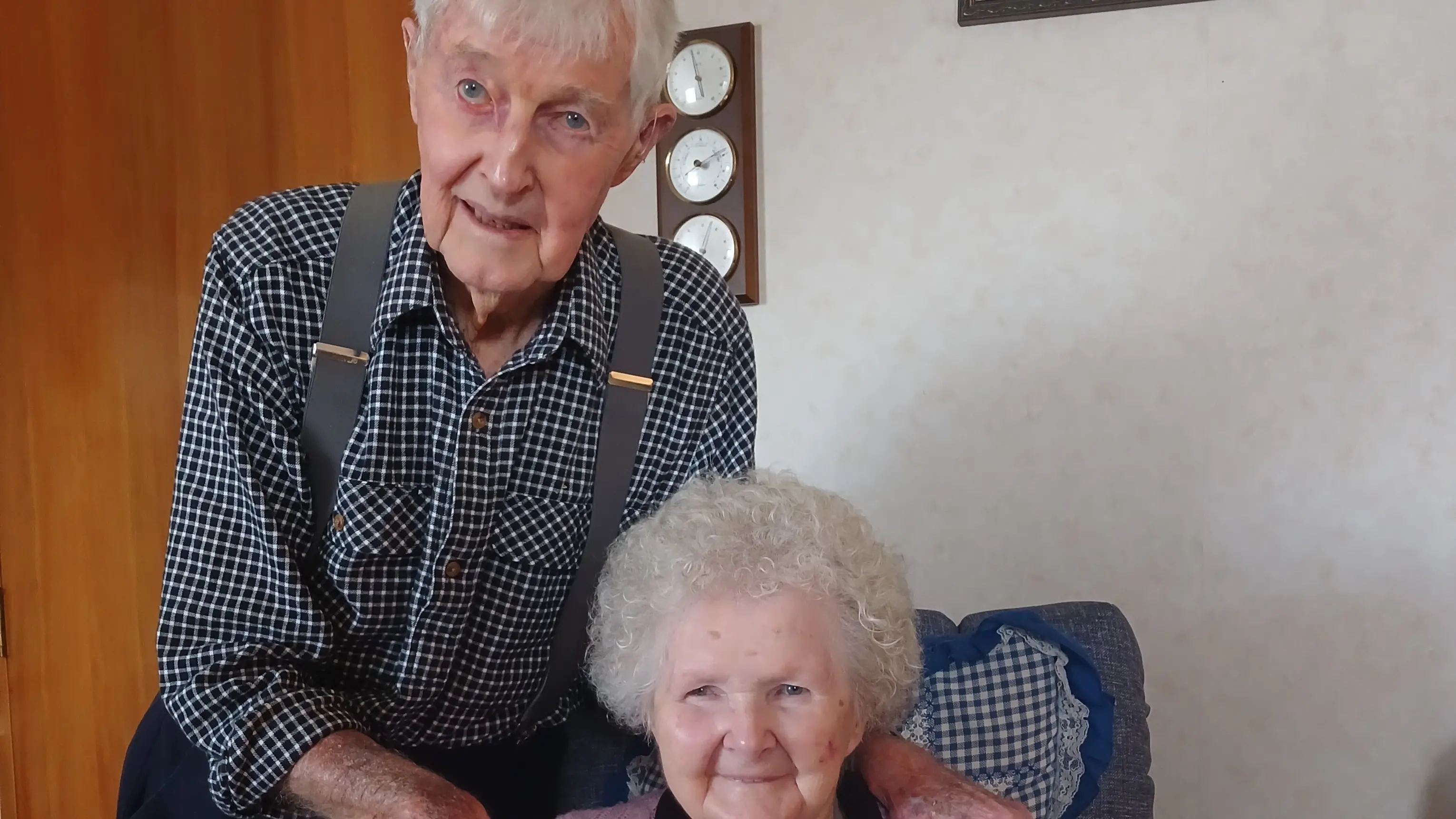 Celebrating 70 years of married life and looking after each other along the way