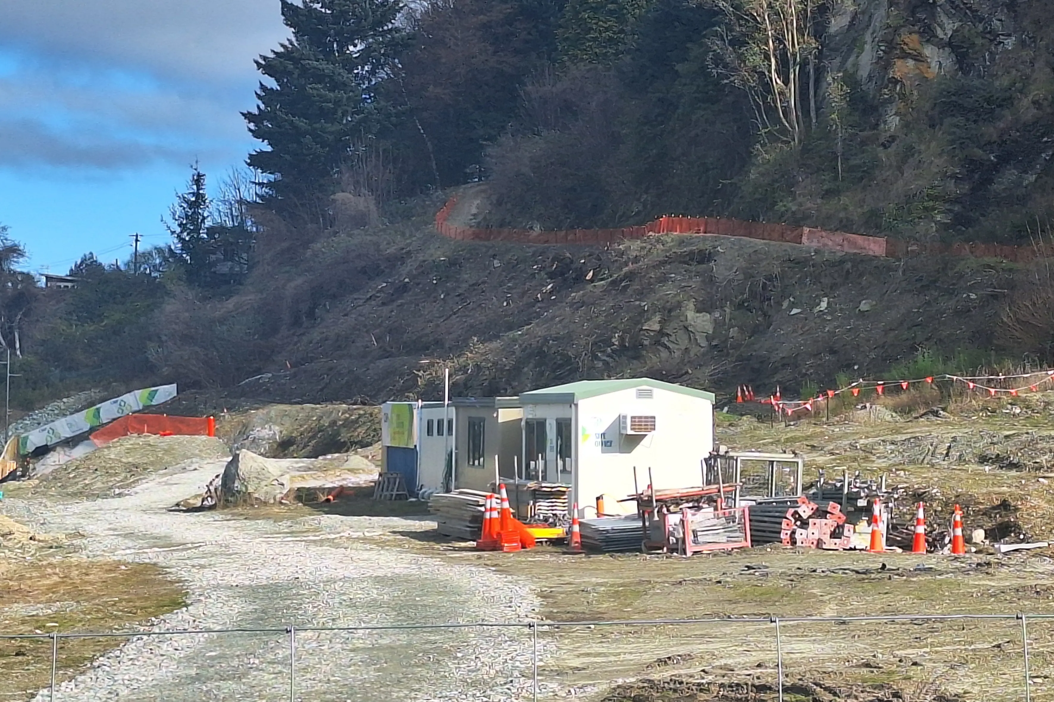 Fairly quiet: The Lakeview site this week. Photo: Guy Williams