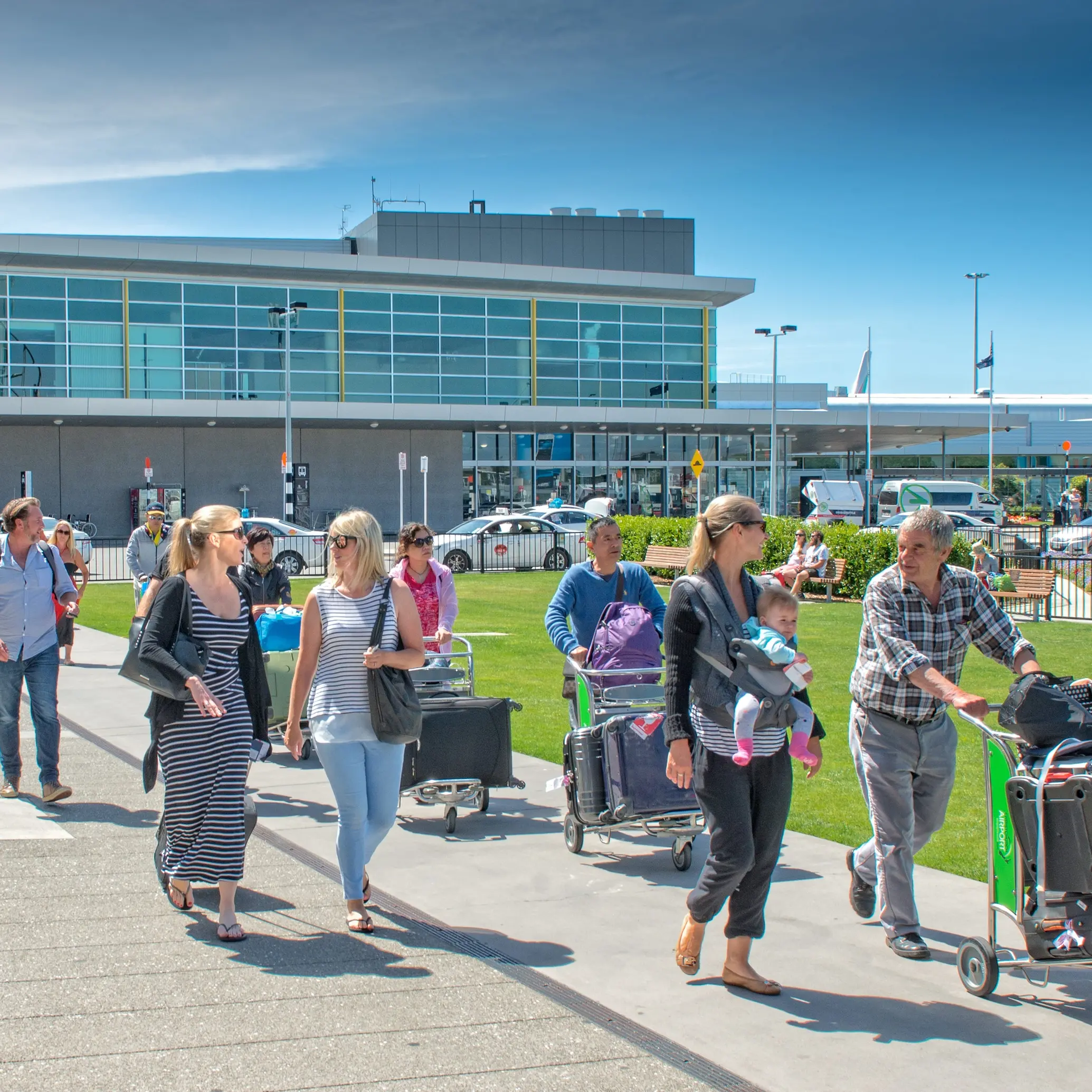 Christchurch Airport flying high