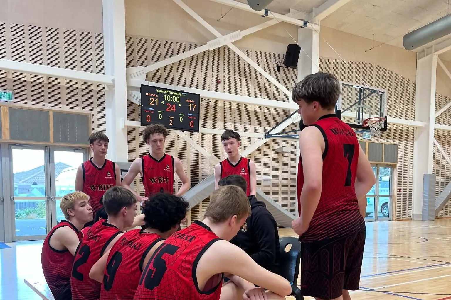 Waitaki Boys\\' High School junior basketball team came second in the Otago secondary schools competition this season. Photo: Supplied