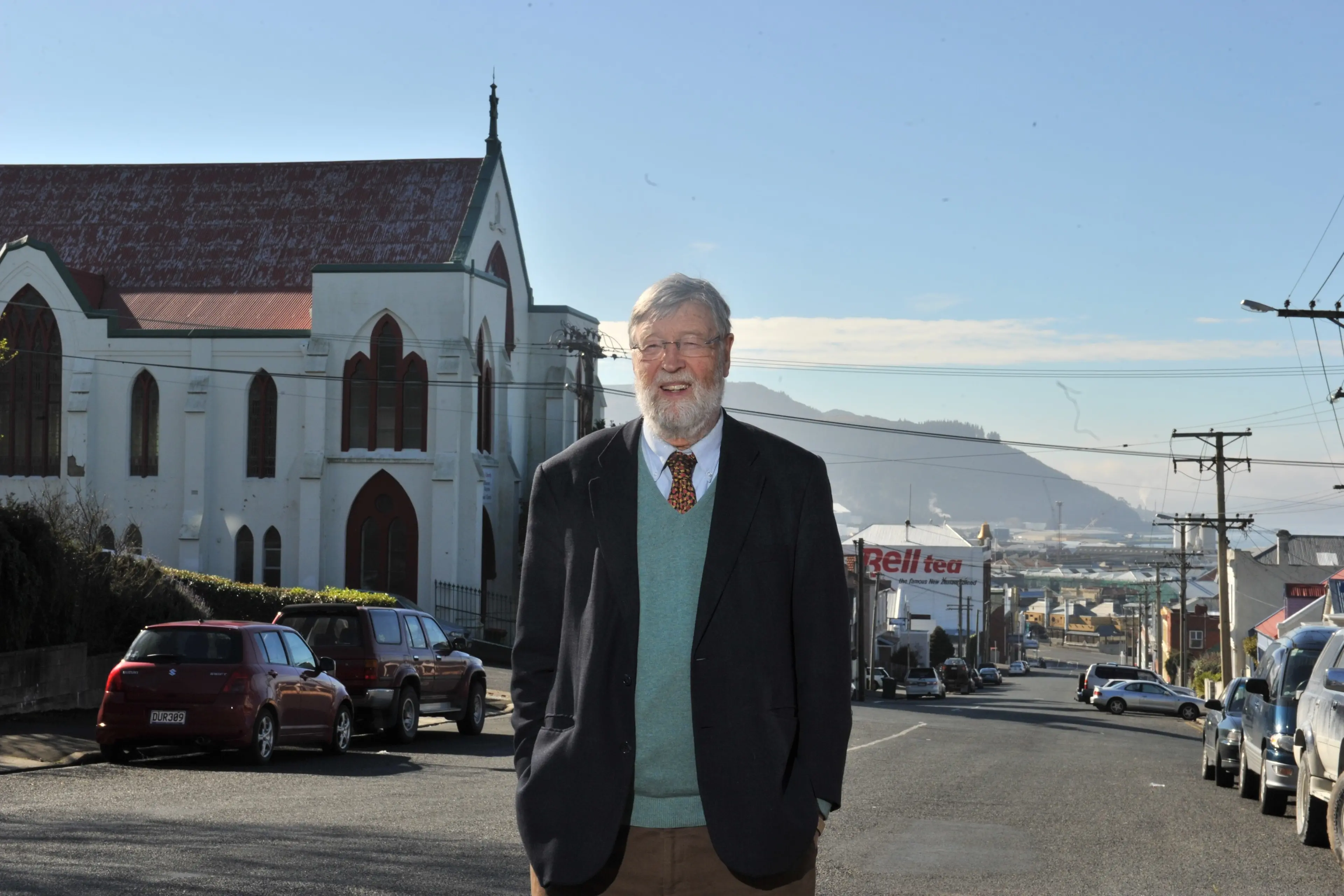 Erik Olssen in his happy place, the streets of Caversham.