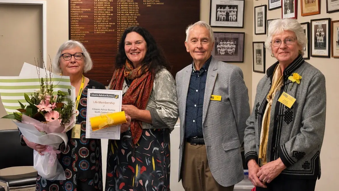 Citizens Advice Bureau has a new life member