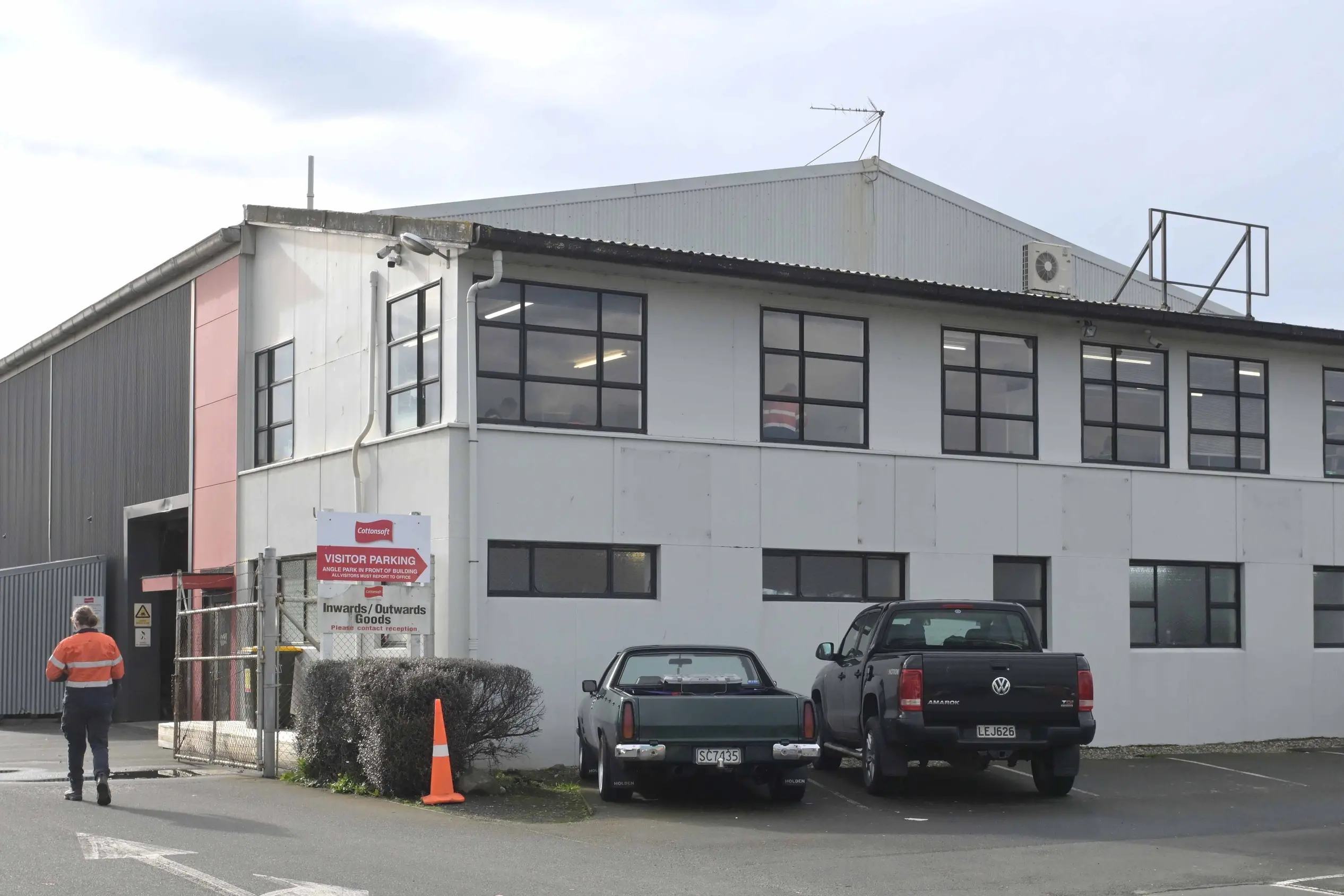 The former Cottonsoft factory in Timaru St.Photo: Gerard O\\'Brien