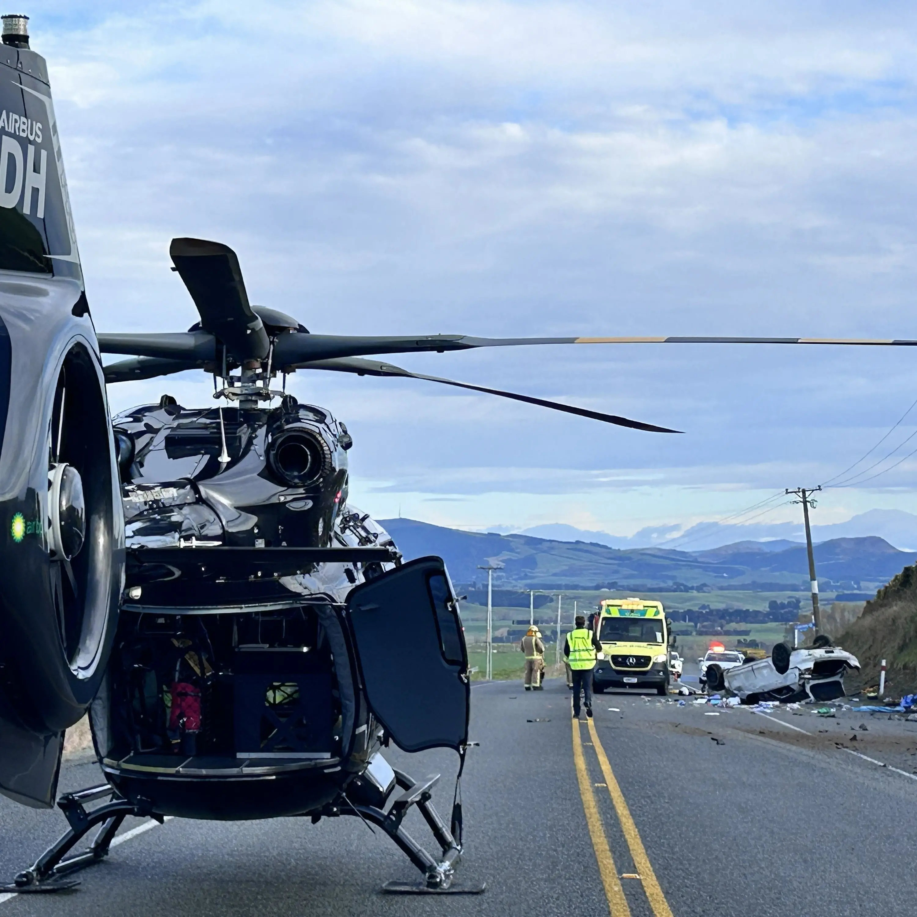One remains in critical condition after vehicle overturns near Mataura