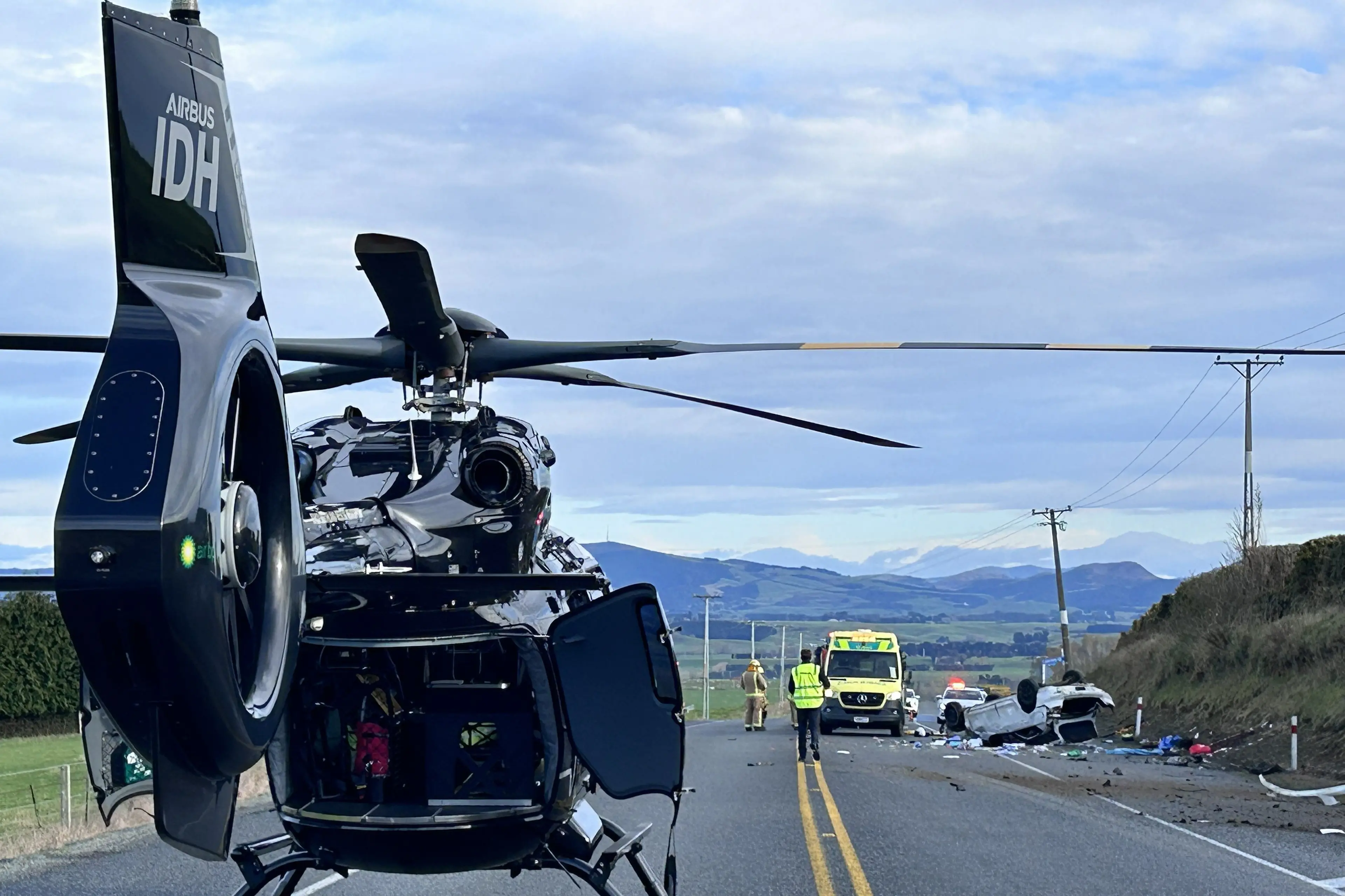 One remains in critical condition after vehicle overturns near Mataura