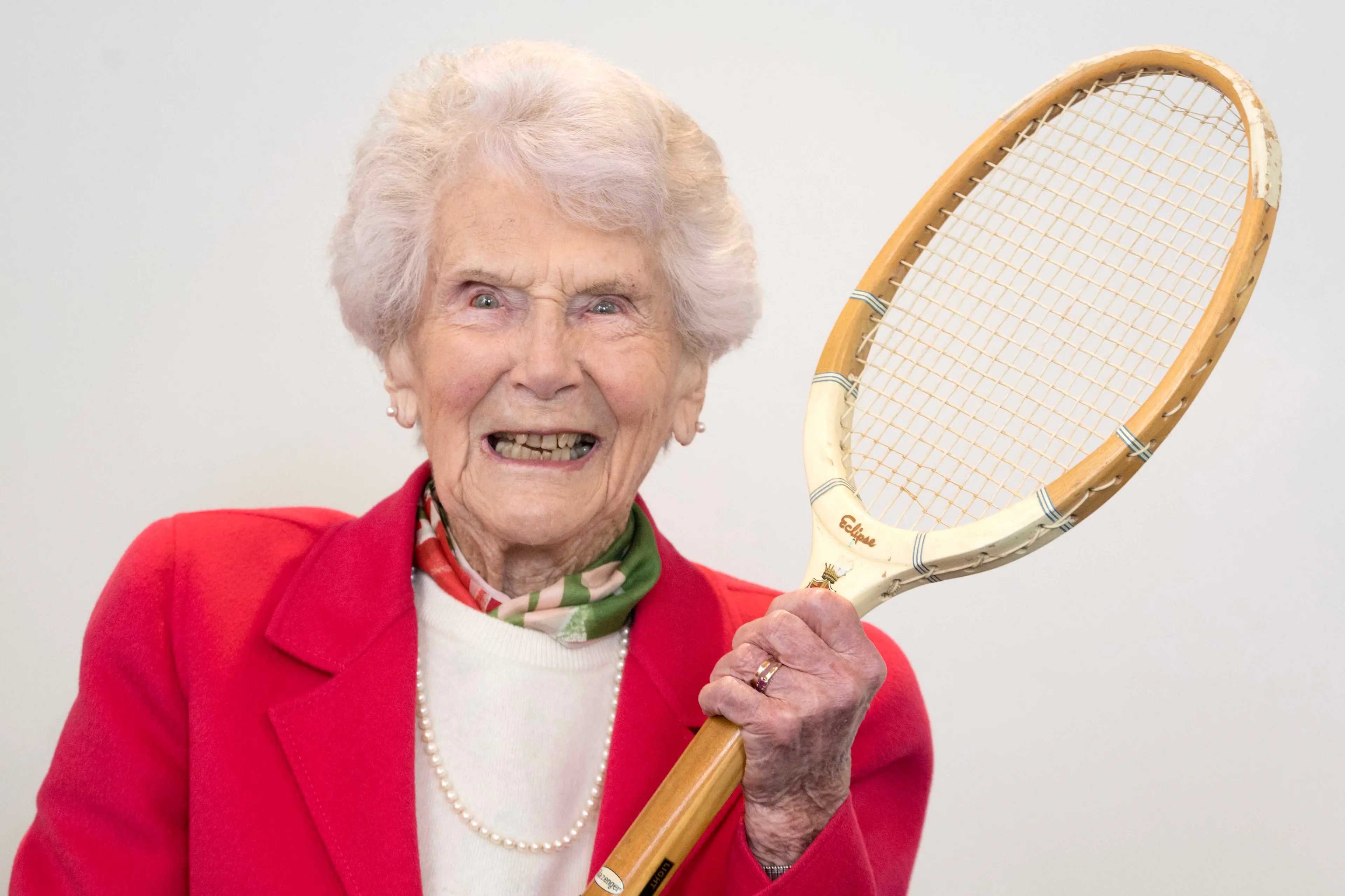 Champion tennis player Margaret Borland will celebrate her 100th birthday on Wednesday.Photo: Gerard O\\'Brien
