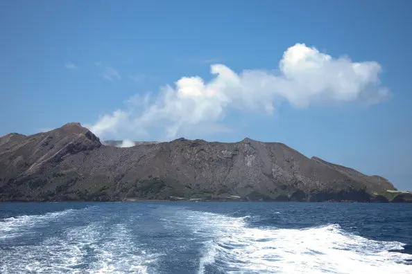 Scientists have been searching water around Whakaari/White Island. Photo: Getty Images