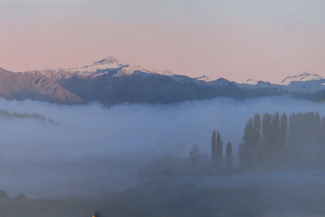 Nathan Hill\\'s \"Black Peak Above the River Fog\". Photo: James\\nDignan.