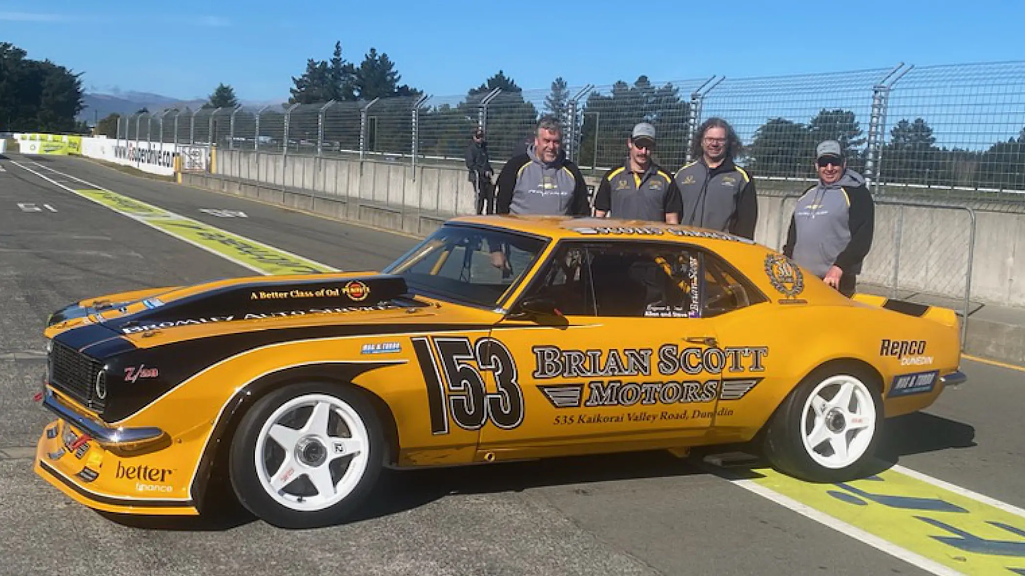 Ashley driver Rob Lewis will face the Aussies again in a big V8 at Bathurst