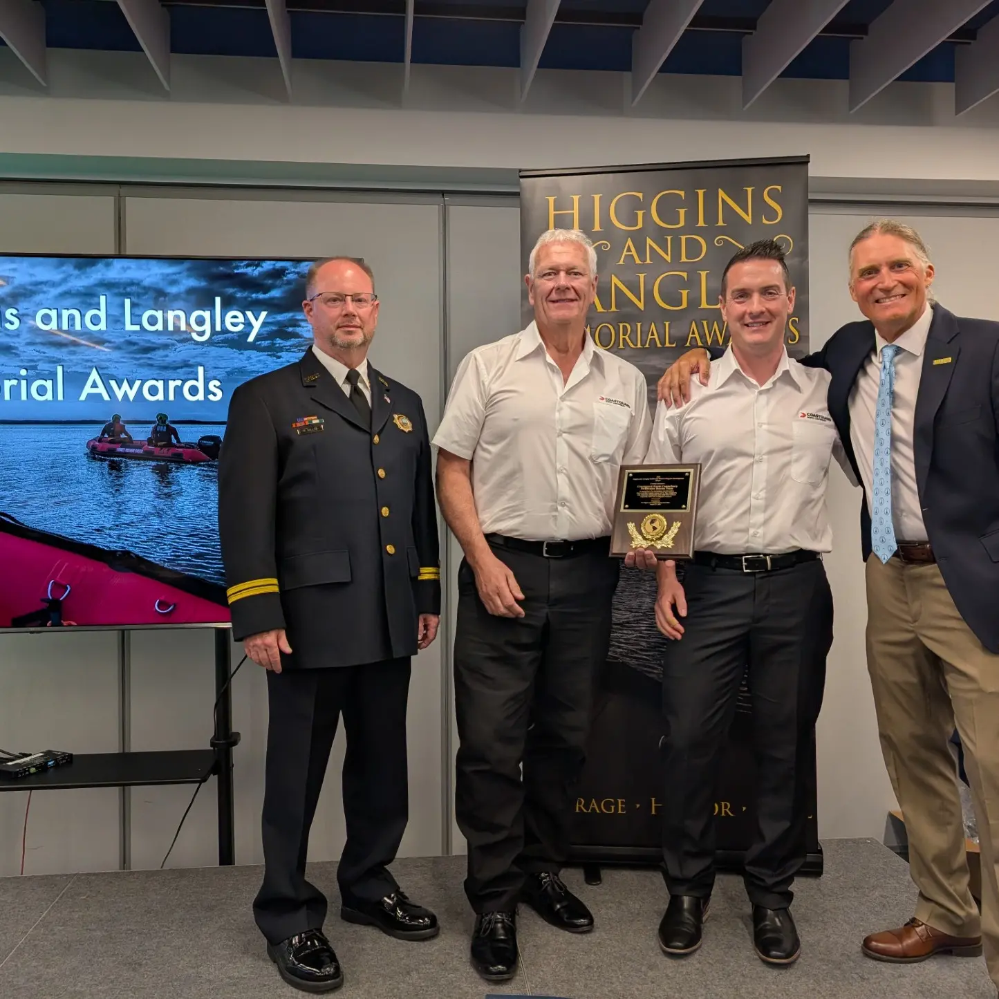 Coastguard North Canterbury first NZ organisation to receive prestigious award