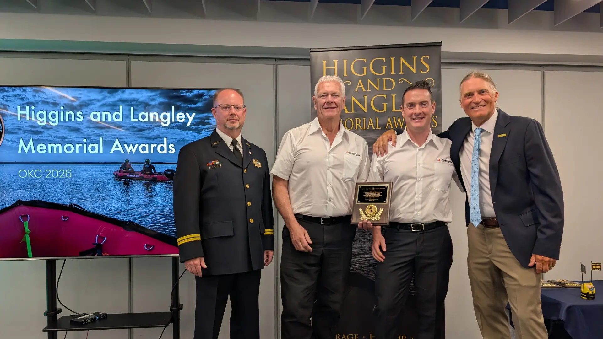 Coastguard North Canterbury first NZ organisation to receive prestigious award