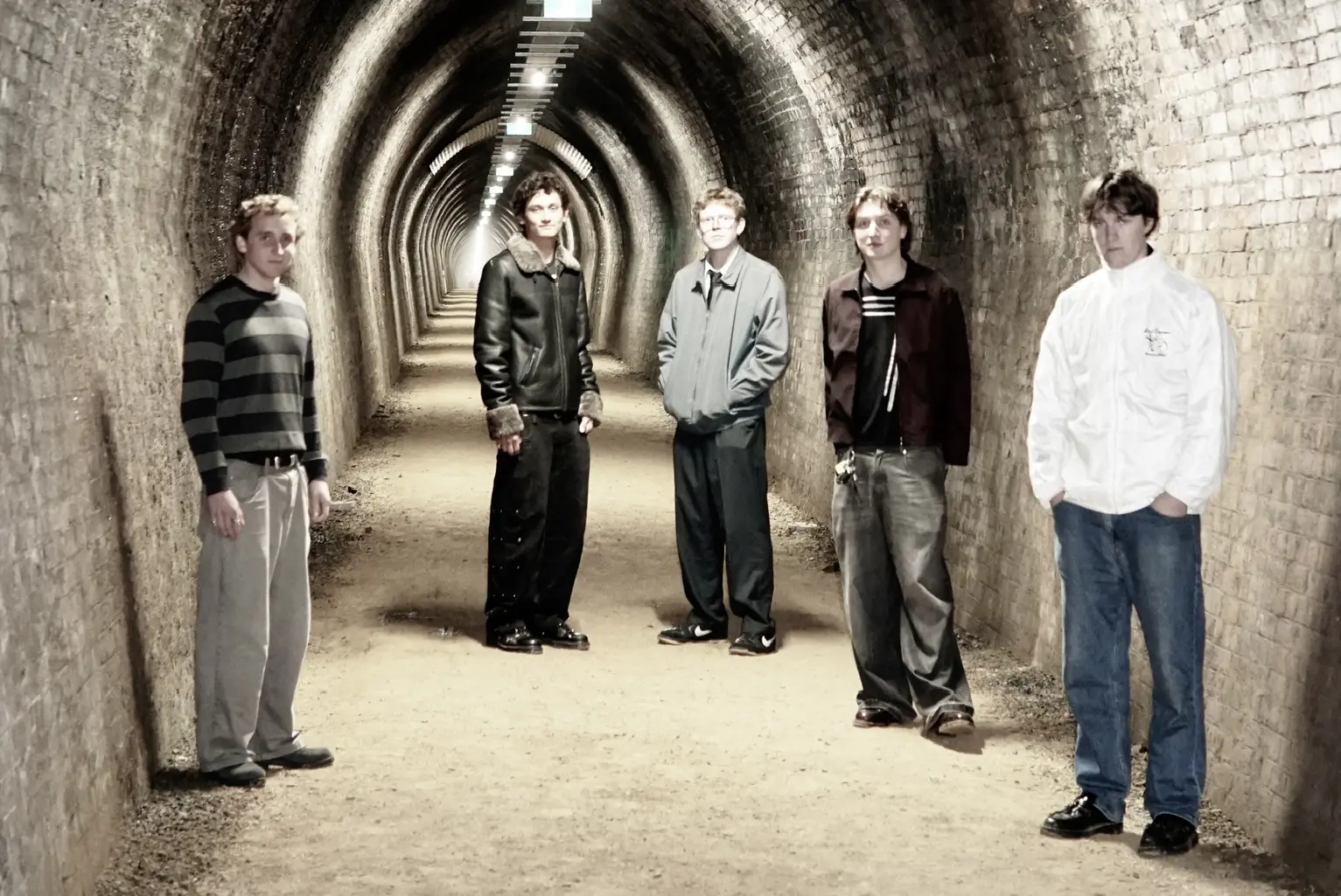 Members of Dunedin band IVY are (from left) Louis Stevenson, Ocean Wilson, Connor Cooper, James Axton and Jesse Hanan. Photo: Supplied