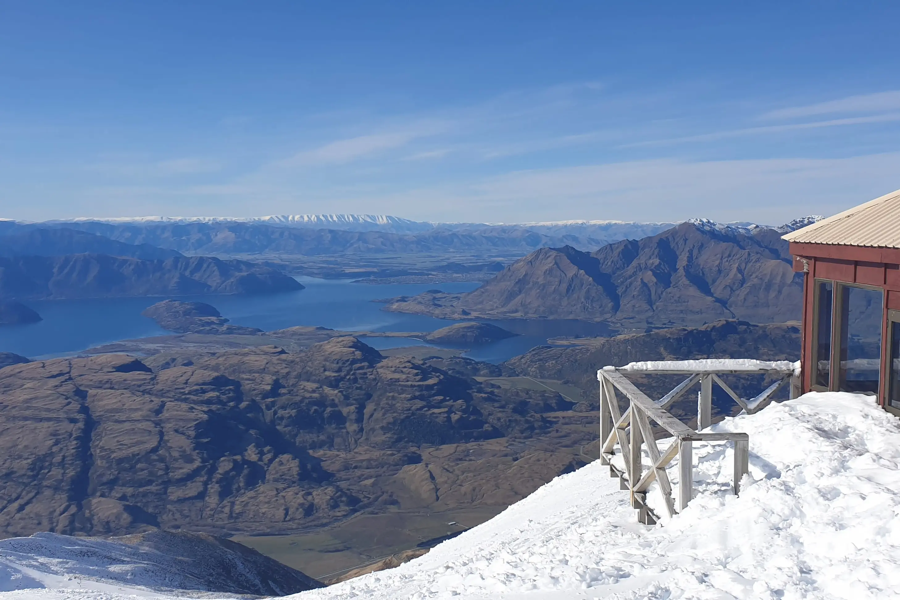 The skiier went over the cliff at Treble Cone, according to reports. Photo: RNZ/Tess Brunton