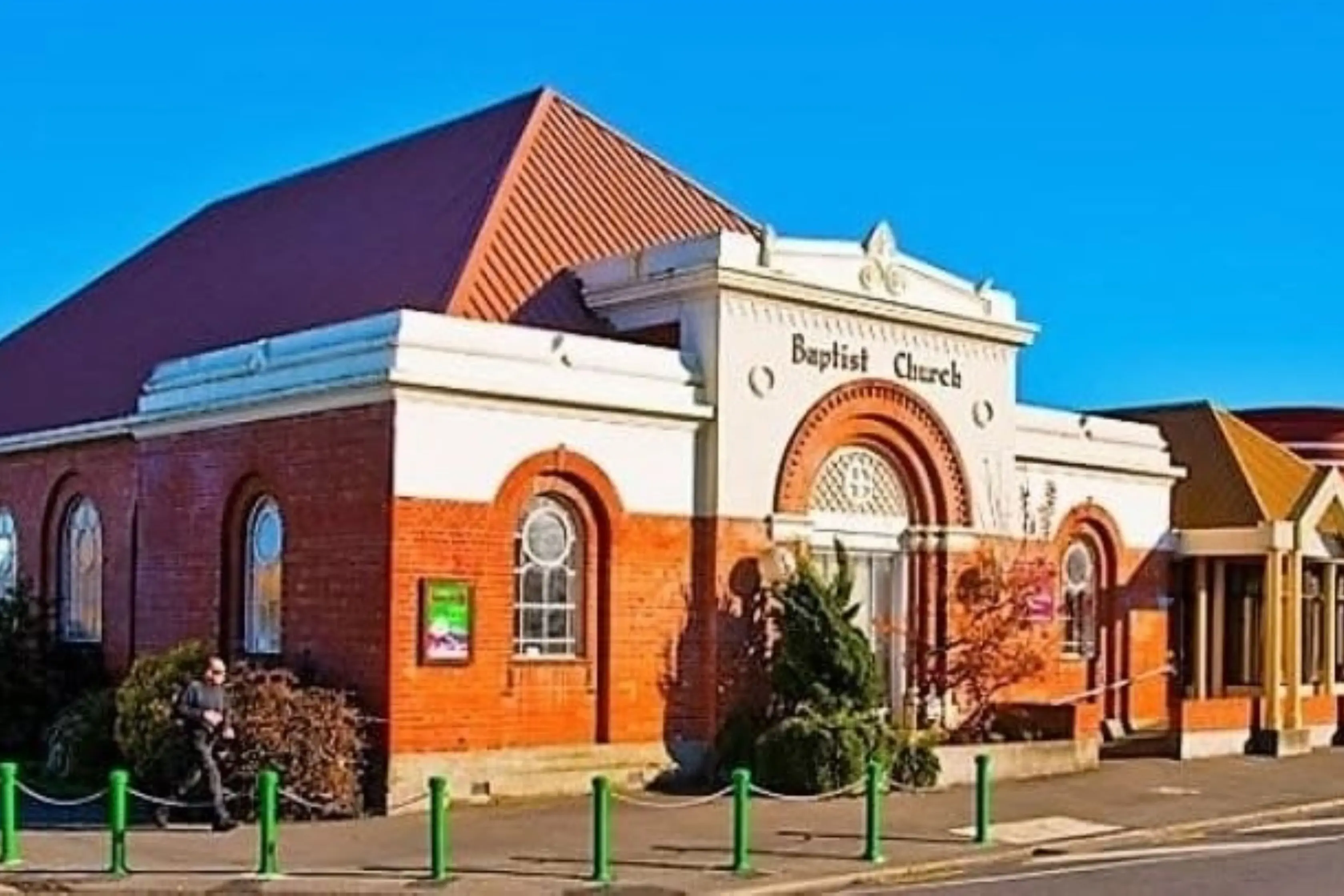 The third Ashburton Baptist Church before it was demolished was opened 100 years ago. Photo: Ashburton NZ: History plus, Photo Facebook