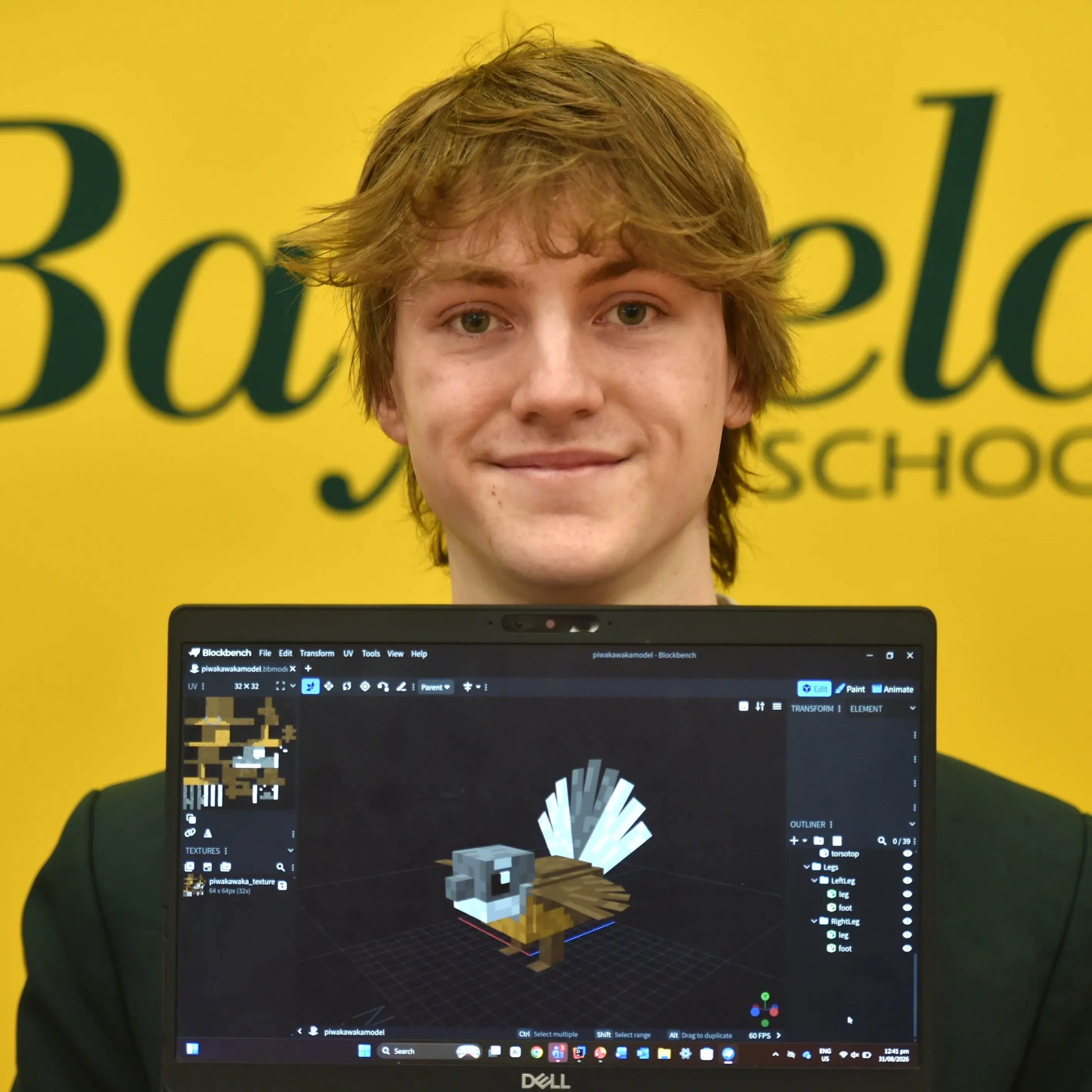 Dunedin high-school student flying high after designing native birds Minecraft mod