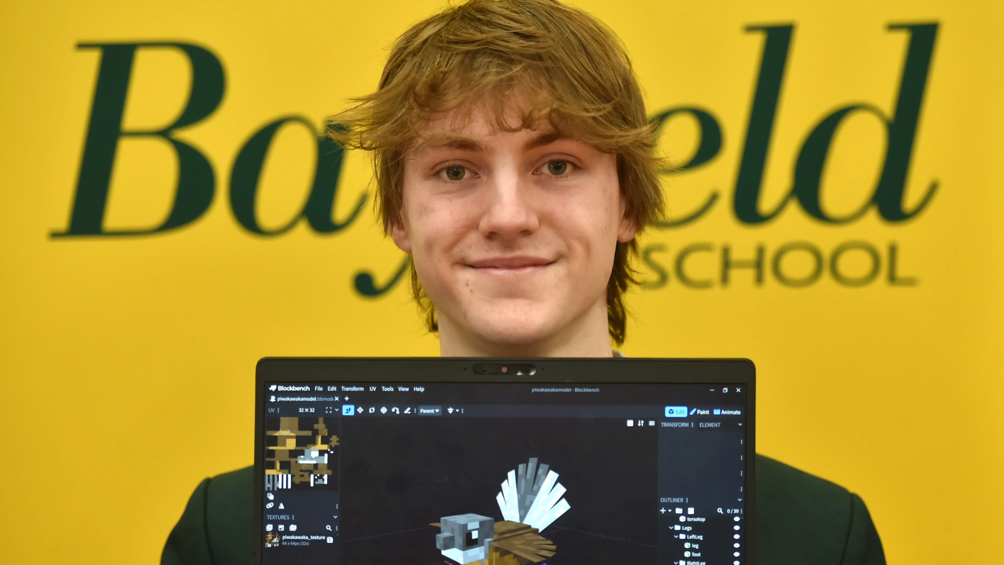 Dunedin high-school student flying high after designing native birds Minecraft mod