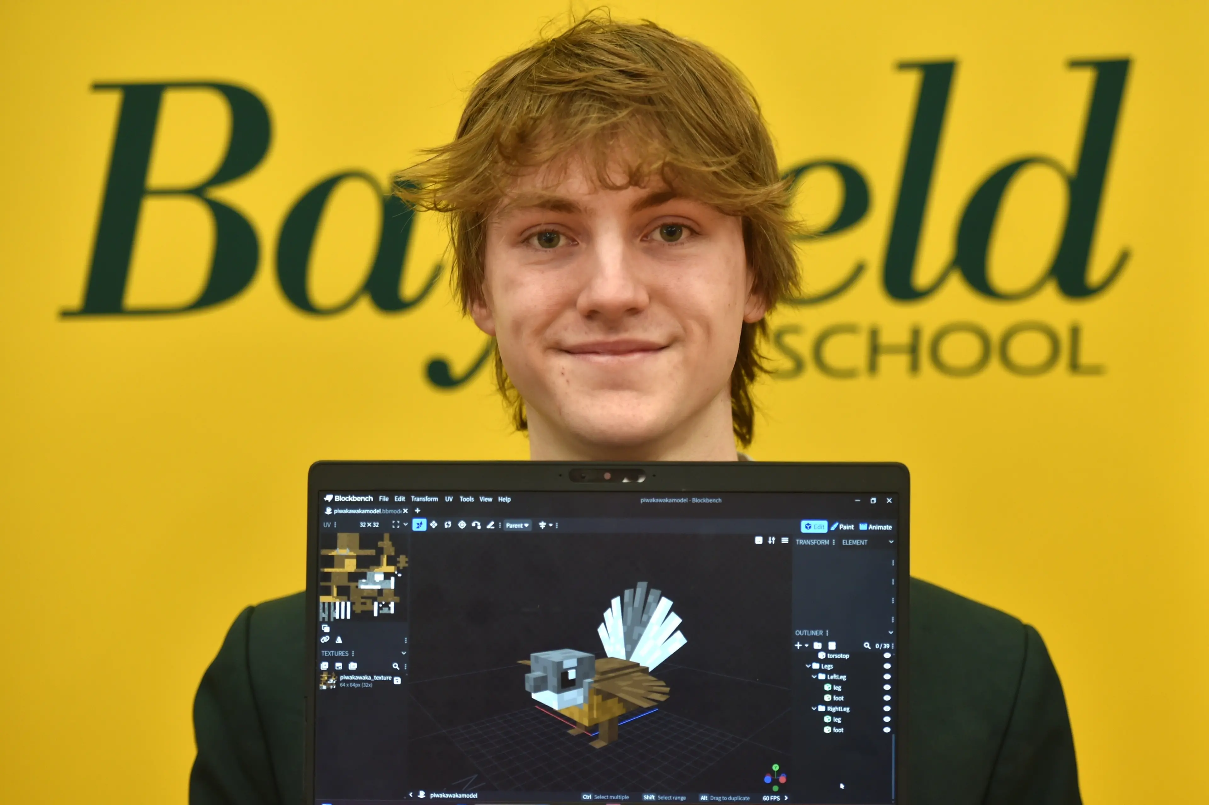Dunedin high-school student flying high after designing native birds Minecraft mod