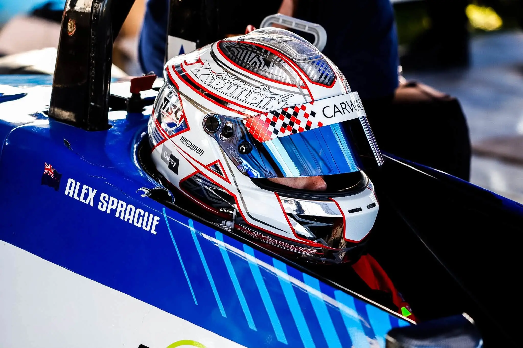 Alex Sprague behind the wheel of the Formula Ford he will be racing this season. Photo: Julie Johnstone