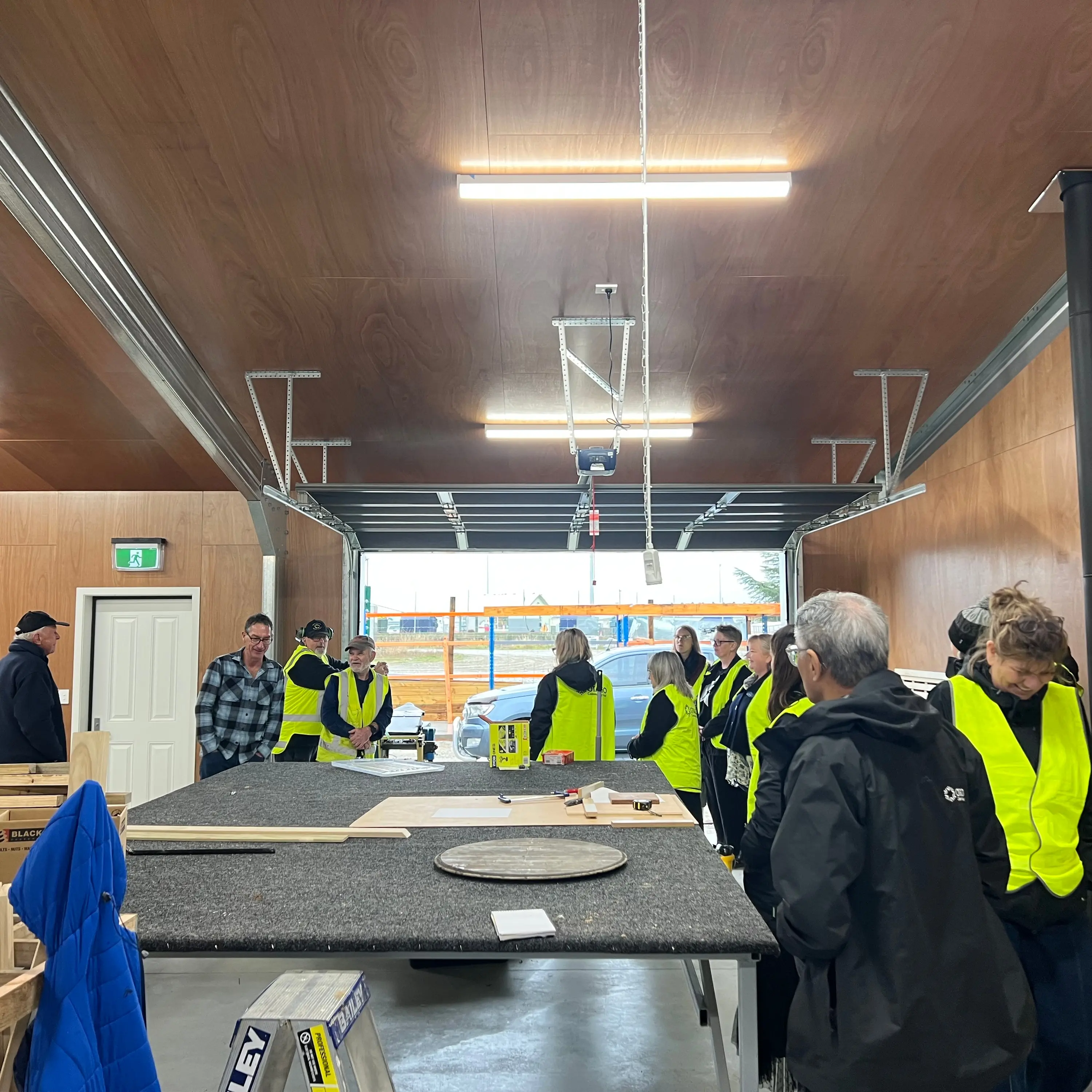 ‘This is what the trust is all about’: Menzshed tour shows how giving back adds up