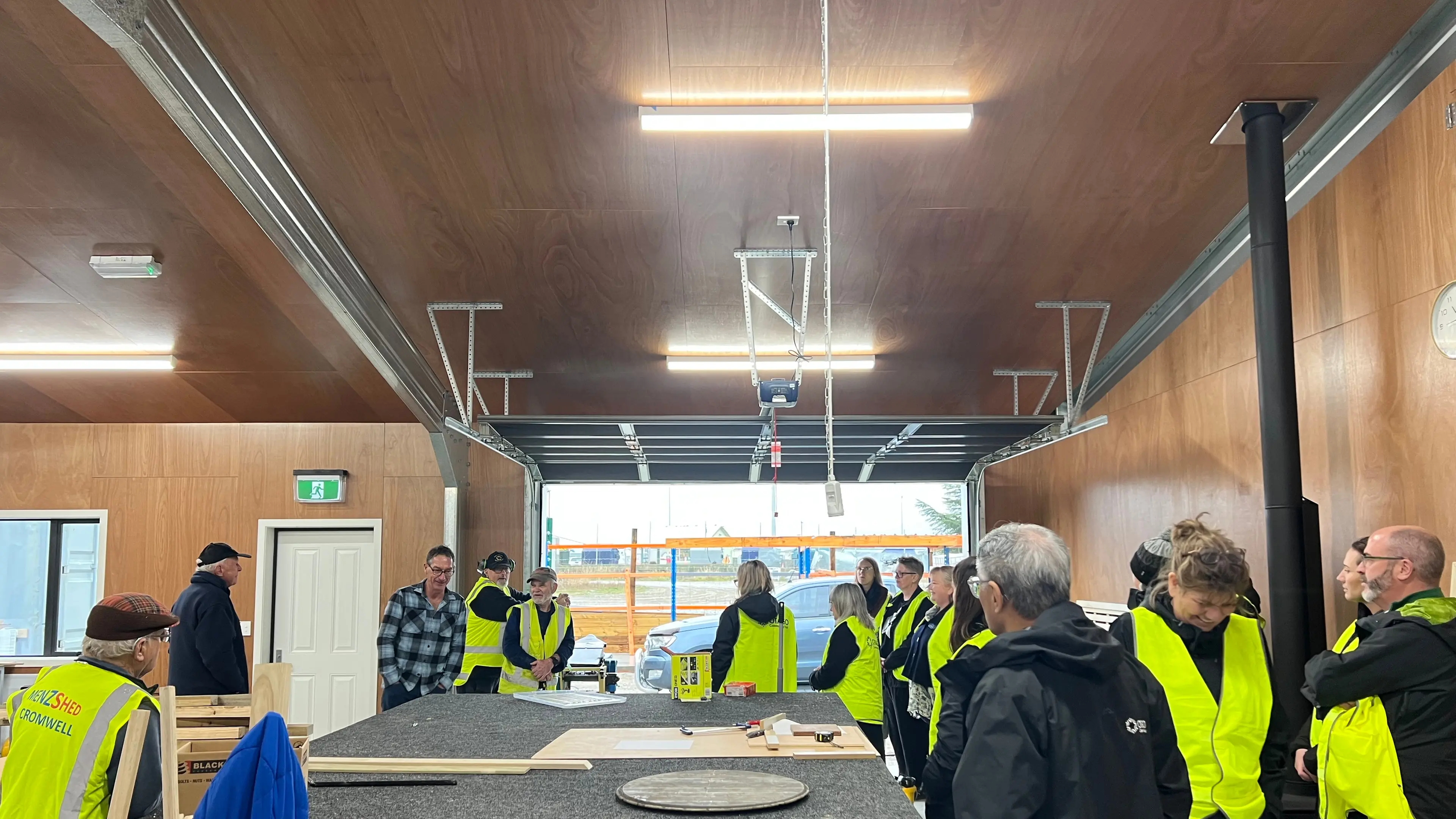 ‘This is what the trust is all about’: Menzshed tour shows how giving back adds up
