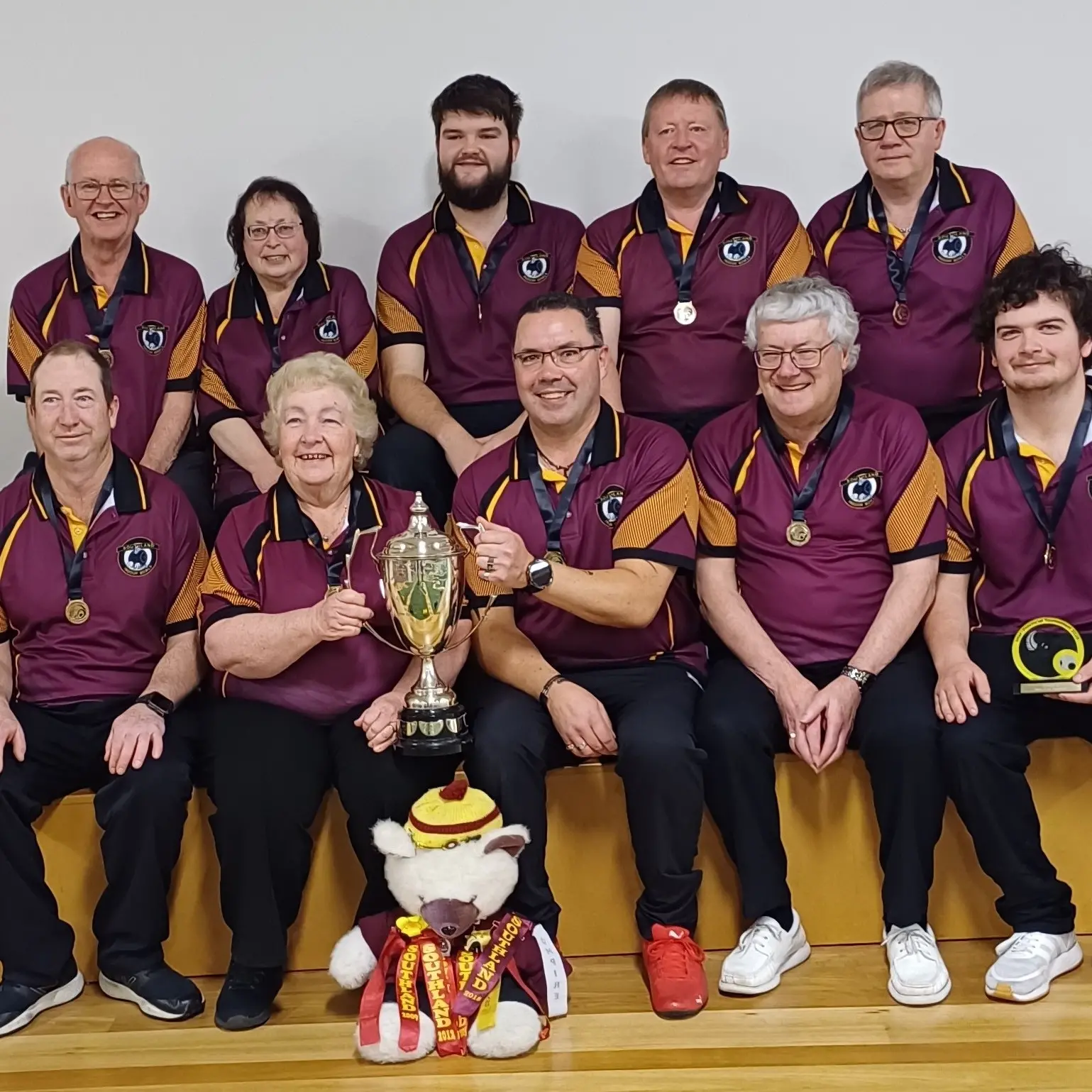 Southland Indoor Bowls team promoted to top grade