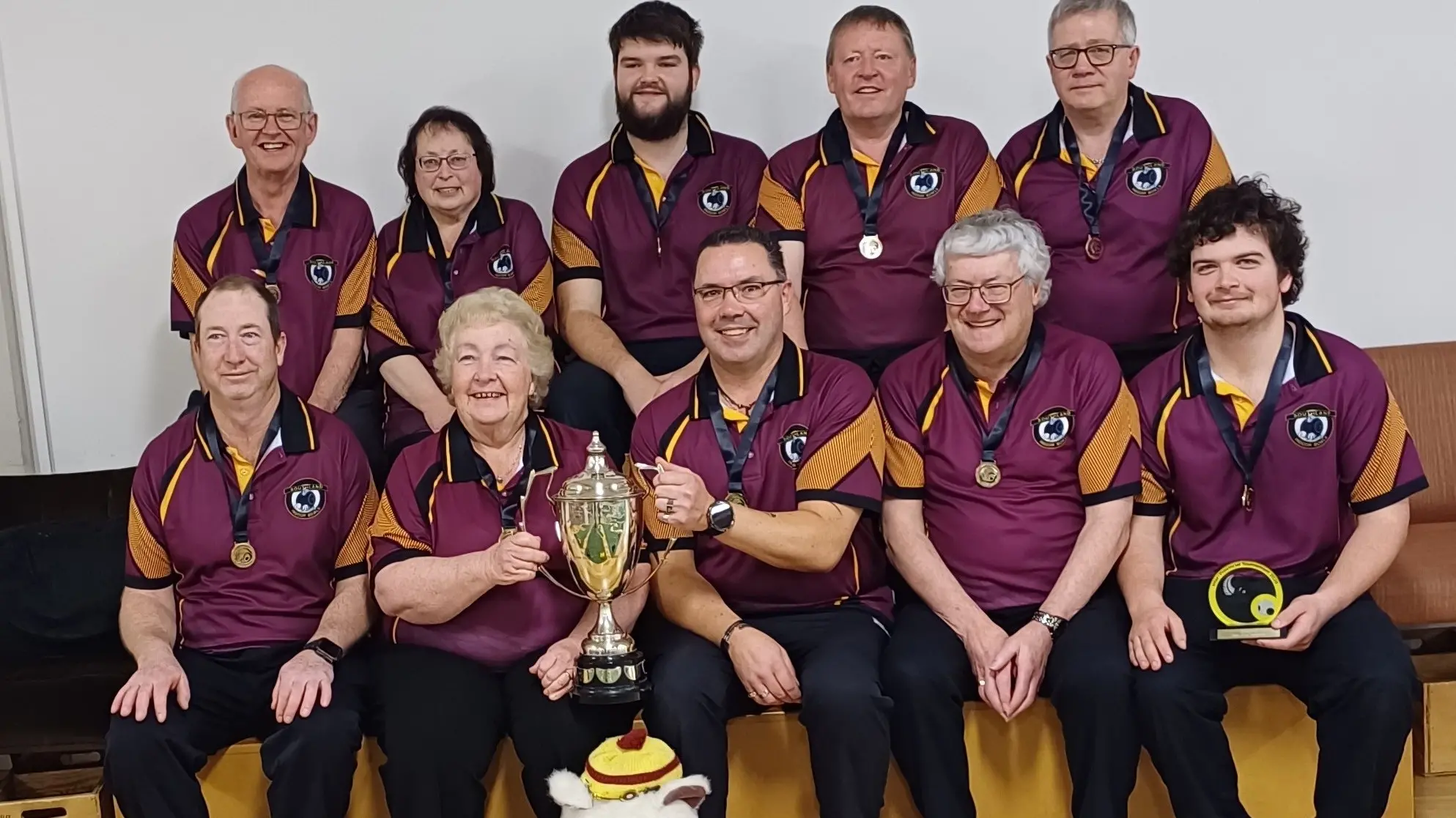 Southland Indoor Bowls team promoted to top grade