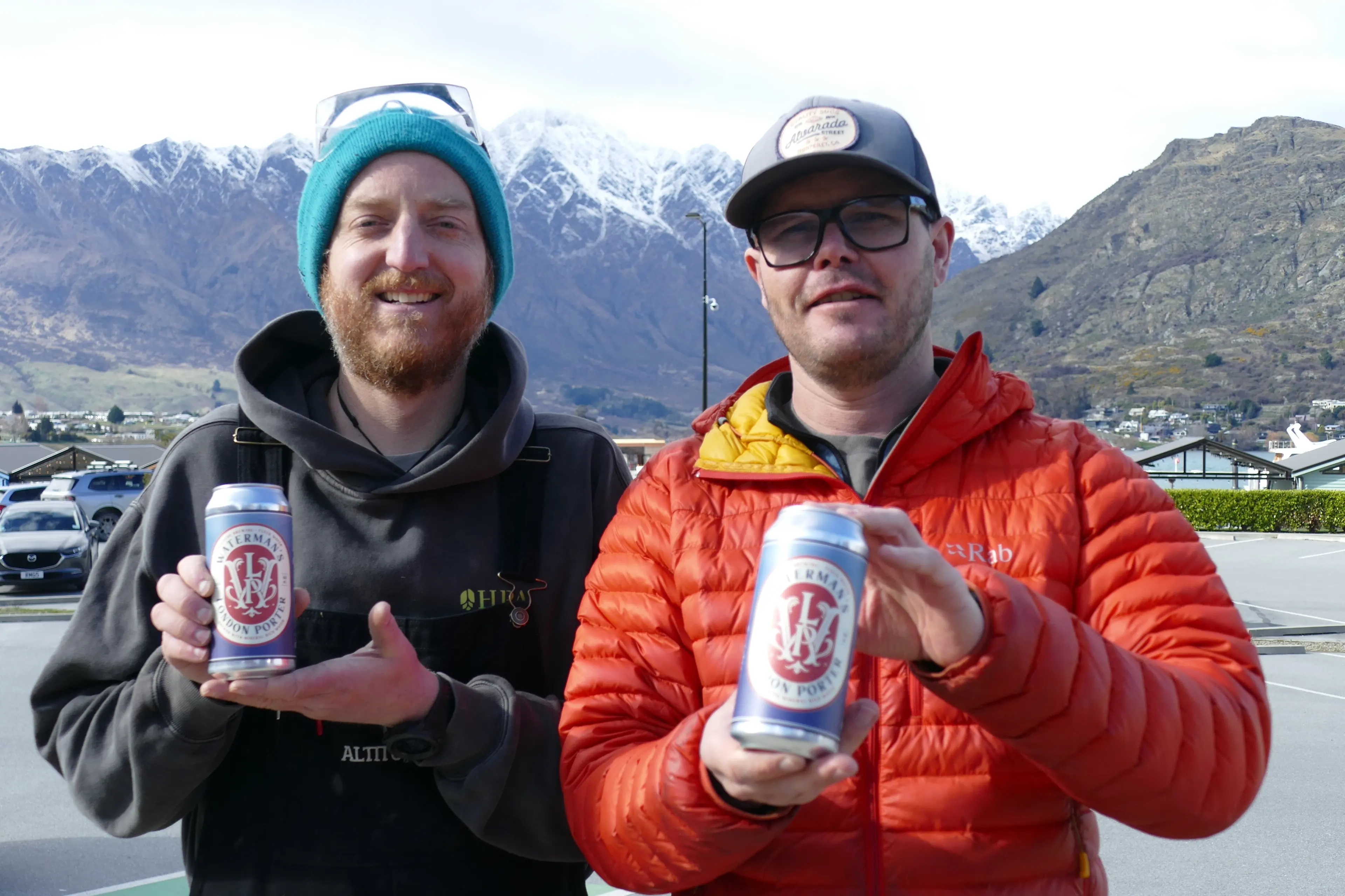 \\'Decades in the making\\': Altitude Brewing\\'s head brewer Dan Jaffe, left, and founder Eliott Menzies with their new Waterman\\'s London Porter, made from special Gibbston spring water. Photo: Tracey Roxburgh