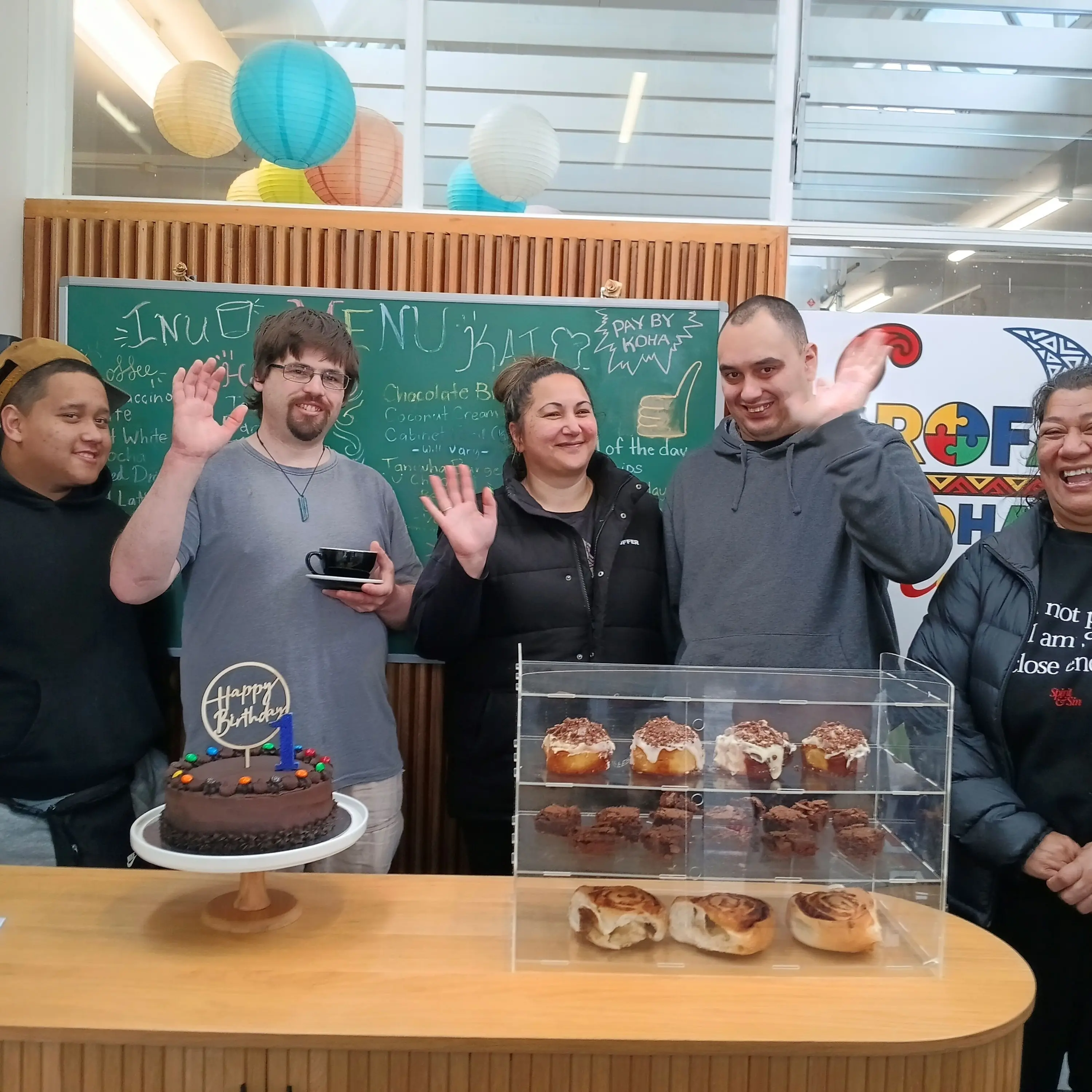 Tasty delights, hot brews: one year celebration