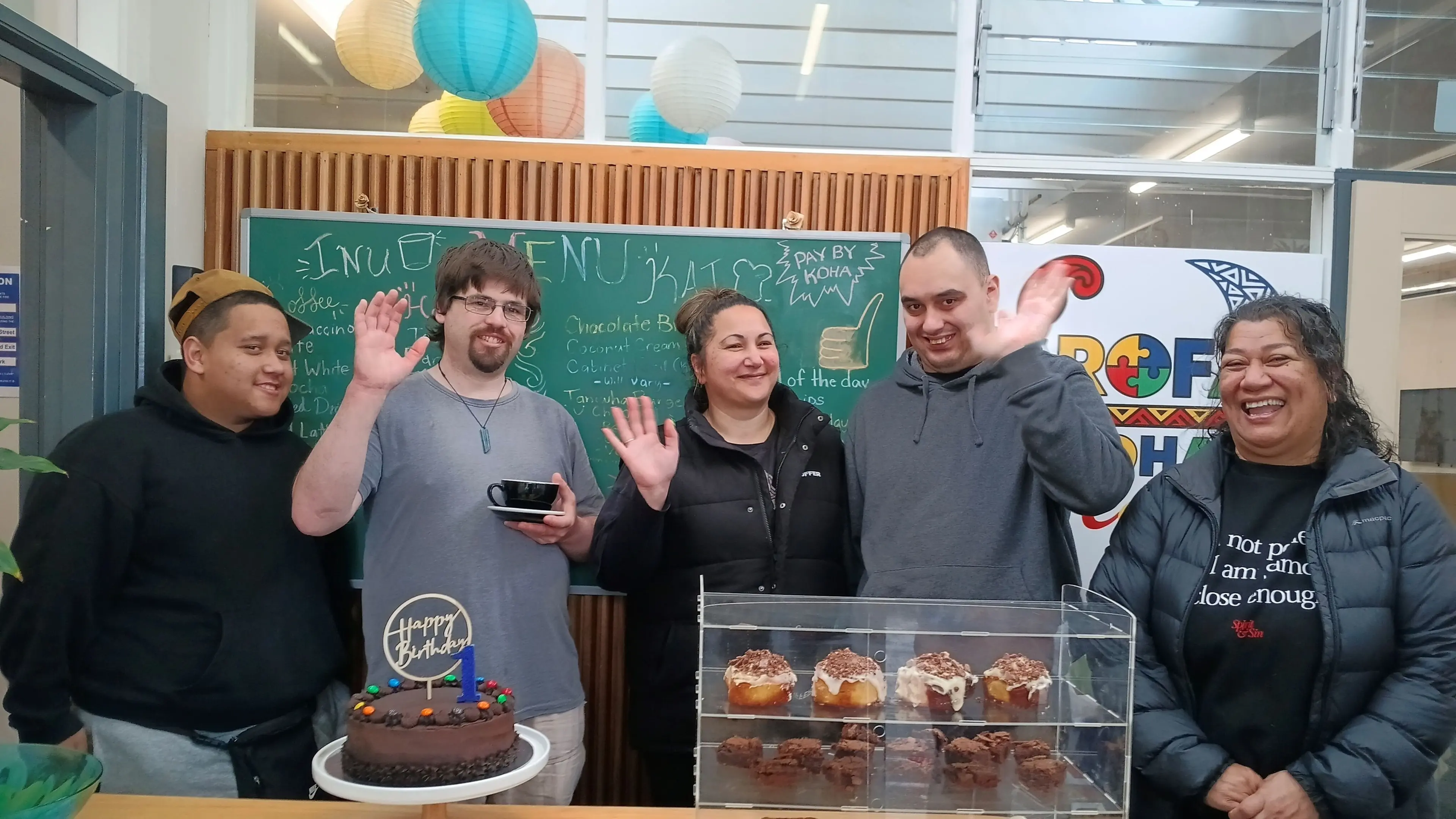 Tasty delights, hot brews: one year celebration