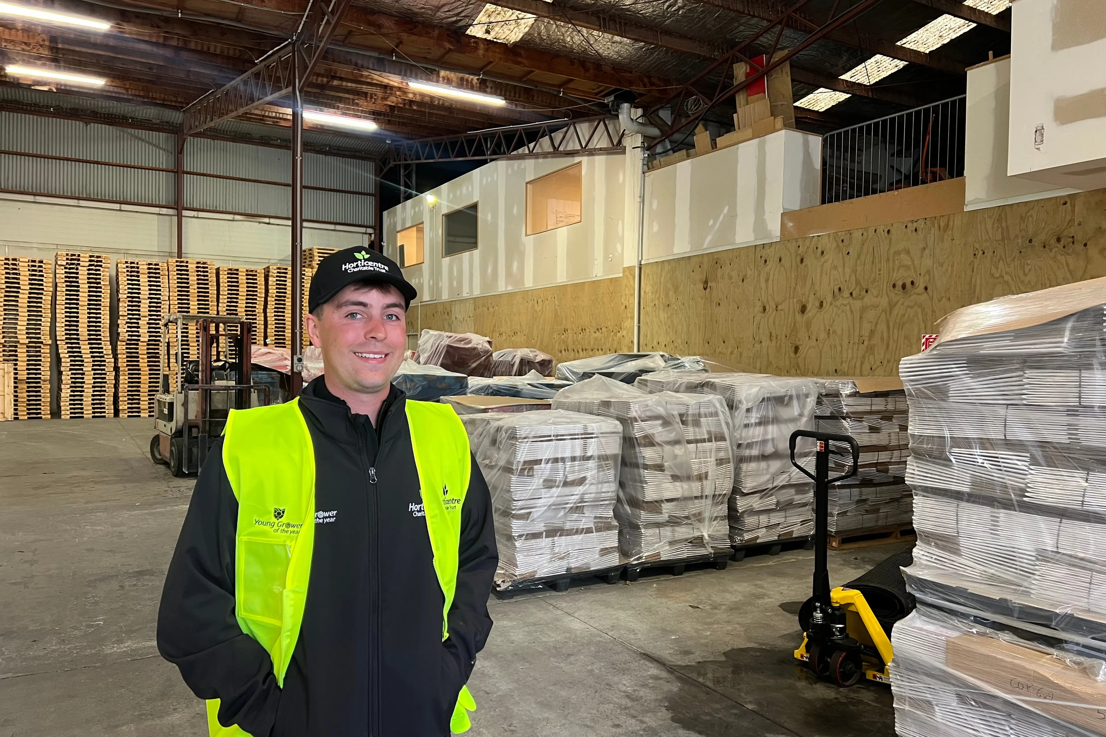 Luke St John representing Central Otago at this year\\'s Young Grower of the Year national final. Photo: Carys Trotter