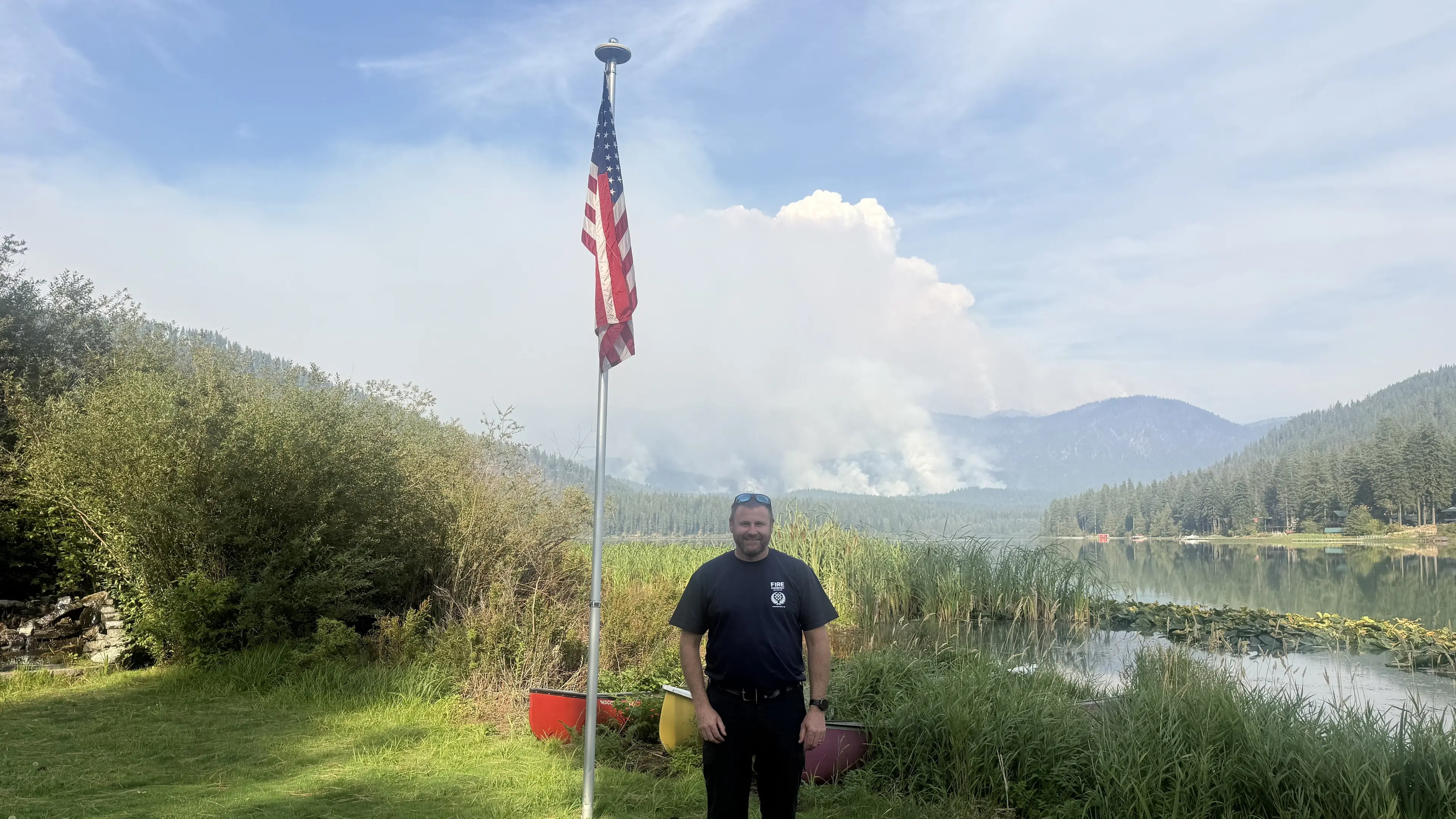 Waitaki firefighter helping battle giant blaze in US