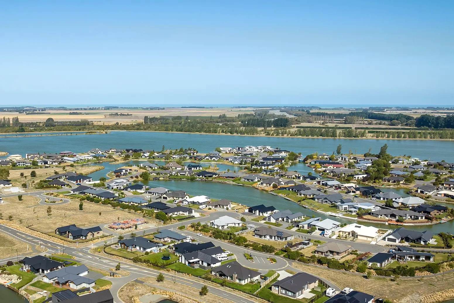 Algae blooms have plagued Lake Hood over the last three summers. Photo: Supplied