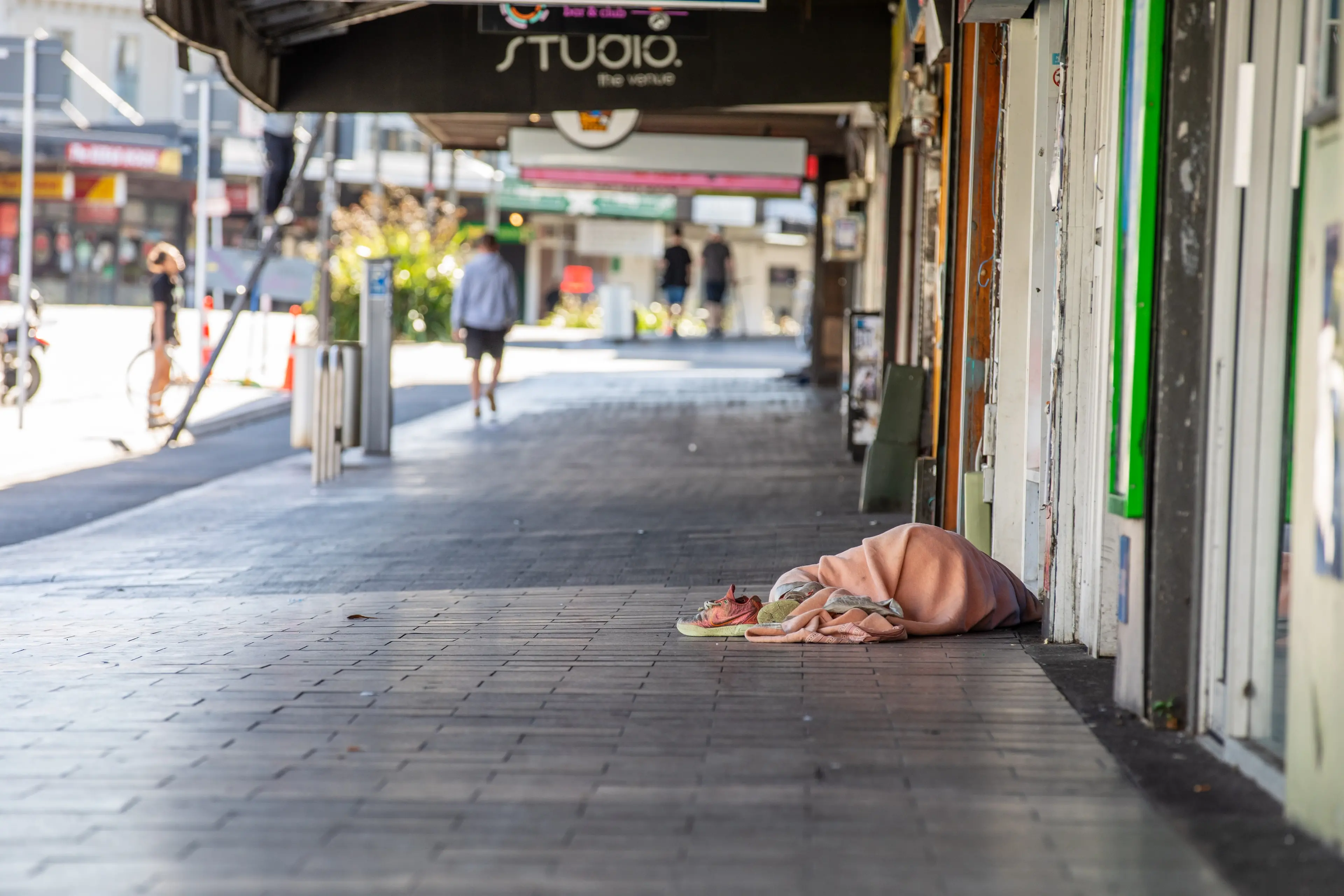 A \\'move-on\\' law will provide police with the power to issue \\'move-on\\' orders against people who display disorderly, disruptive, threatening or intimidatory behaviour; obstructing or impeding someone entering a business; breaching the peace; all forms of begging; rough sleeping; and behaviour \"indicating an intent to inhabit a public place\".
