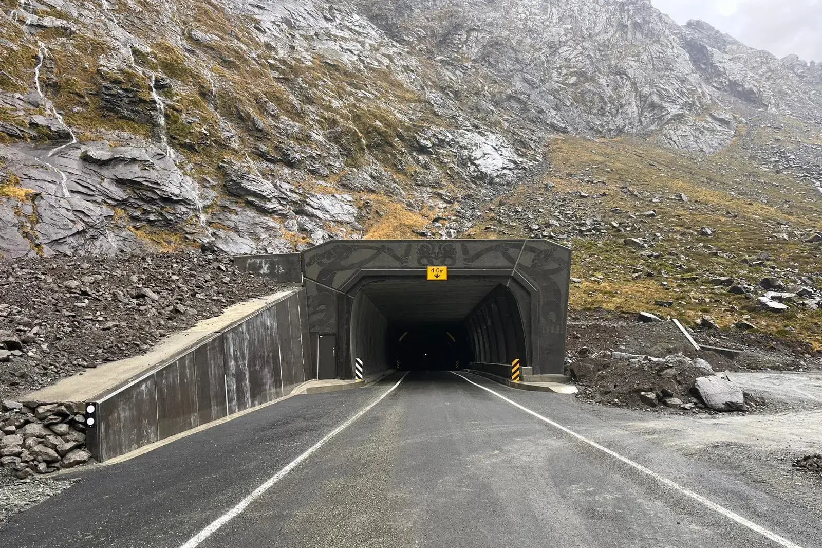 State Highway 94 is closed on Wednesday and forecast snow may affect the Homer Tunnel area on Friday. Photo: ODT files