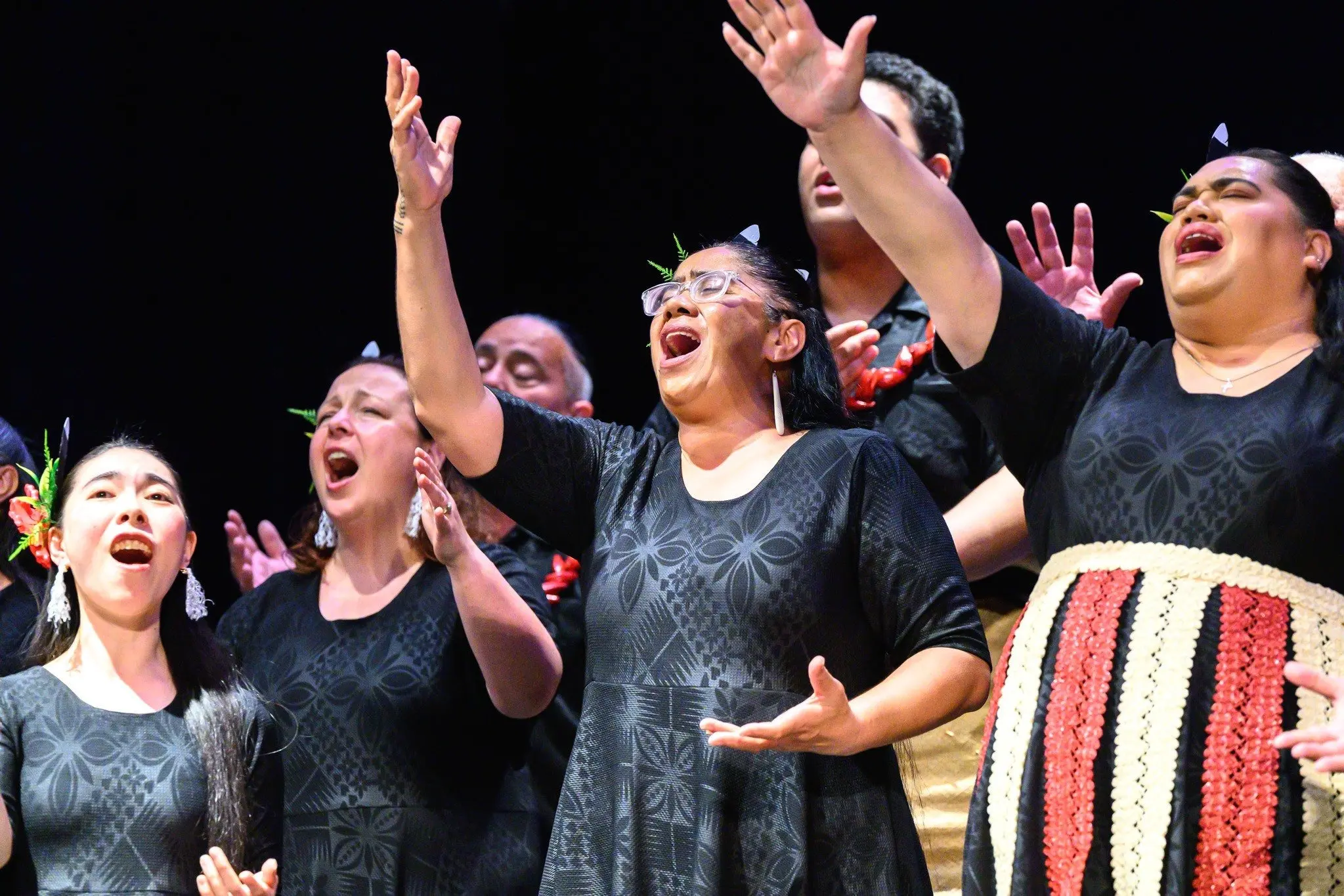 The United Auckland Gospel Choir in action during the World Choir Games in Helsingborg Sweden. Photo: Pieter du Plessis
