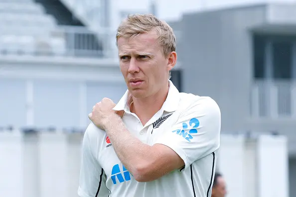 Scott Kuggeleijn at a New Zealand training session in Wellington in February 2023. Photo: Getty Images