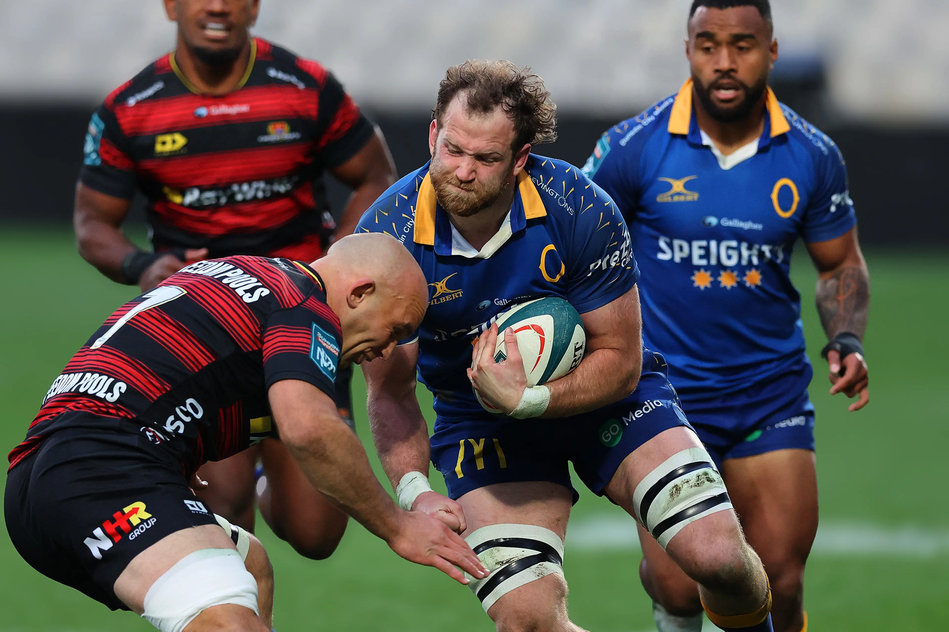 Otago and Highlanders blindside Oliver Haig has signed with the Hurricanes for 2027. Photo: Martin Hunter