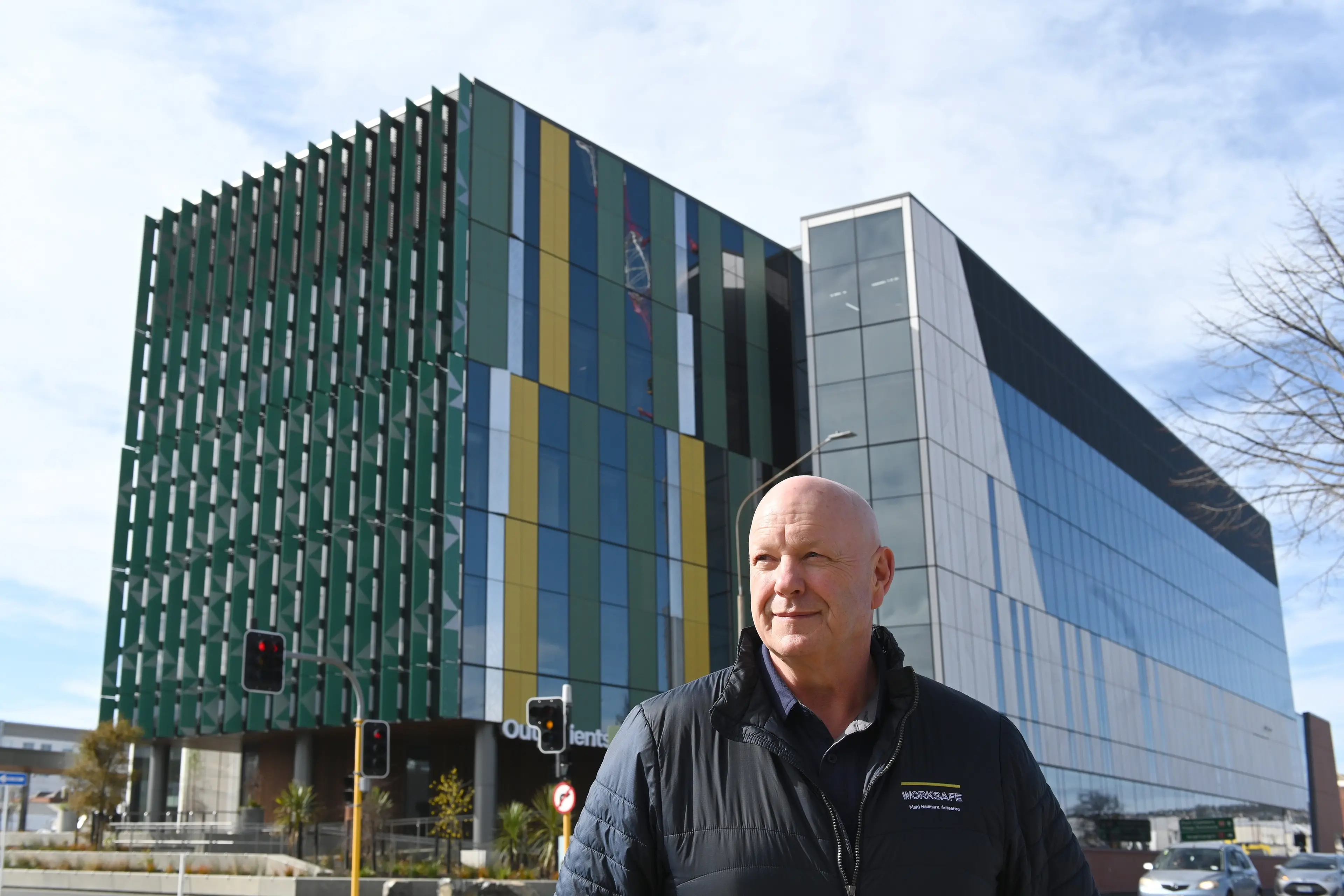 WorkSafe Otago-Southland area manager James Gourley is celebrating that the new hospital outpatients building project was incident free.   Photo: Linda Robertson