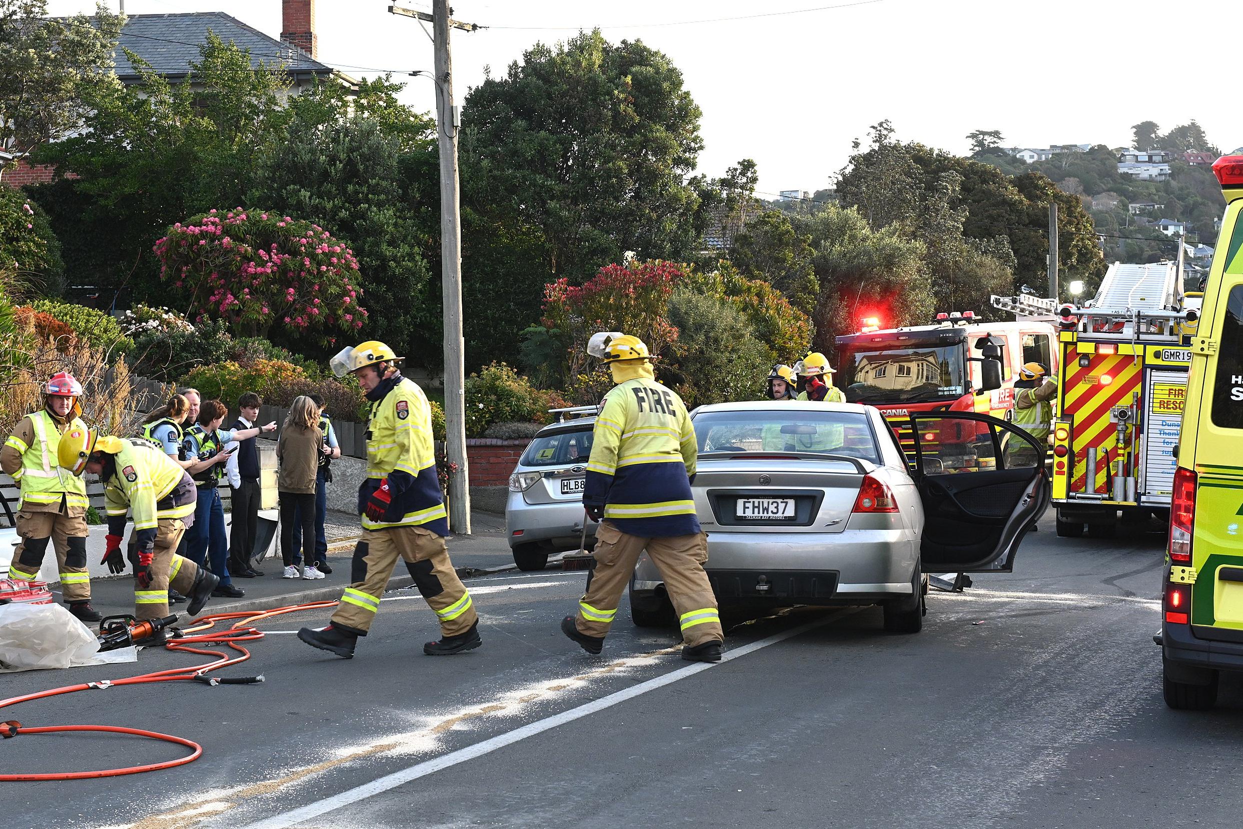 One injured in Dunedin crash
