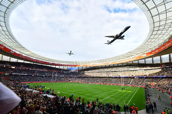 The South African Civil Aviation Authority is looking into the airline\\'s flypast over Cape Town\\'s DHL Stadium. Photo: Getty Images