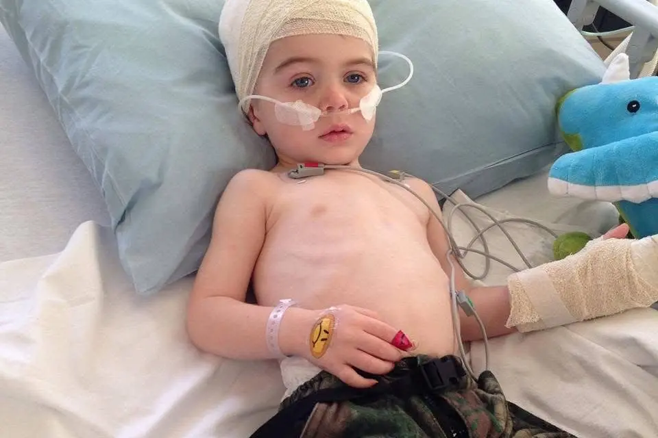 Rylan Peterson died from an atypical teratoid rhabdoid tumour in August 2016. Photo: Supplied