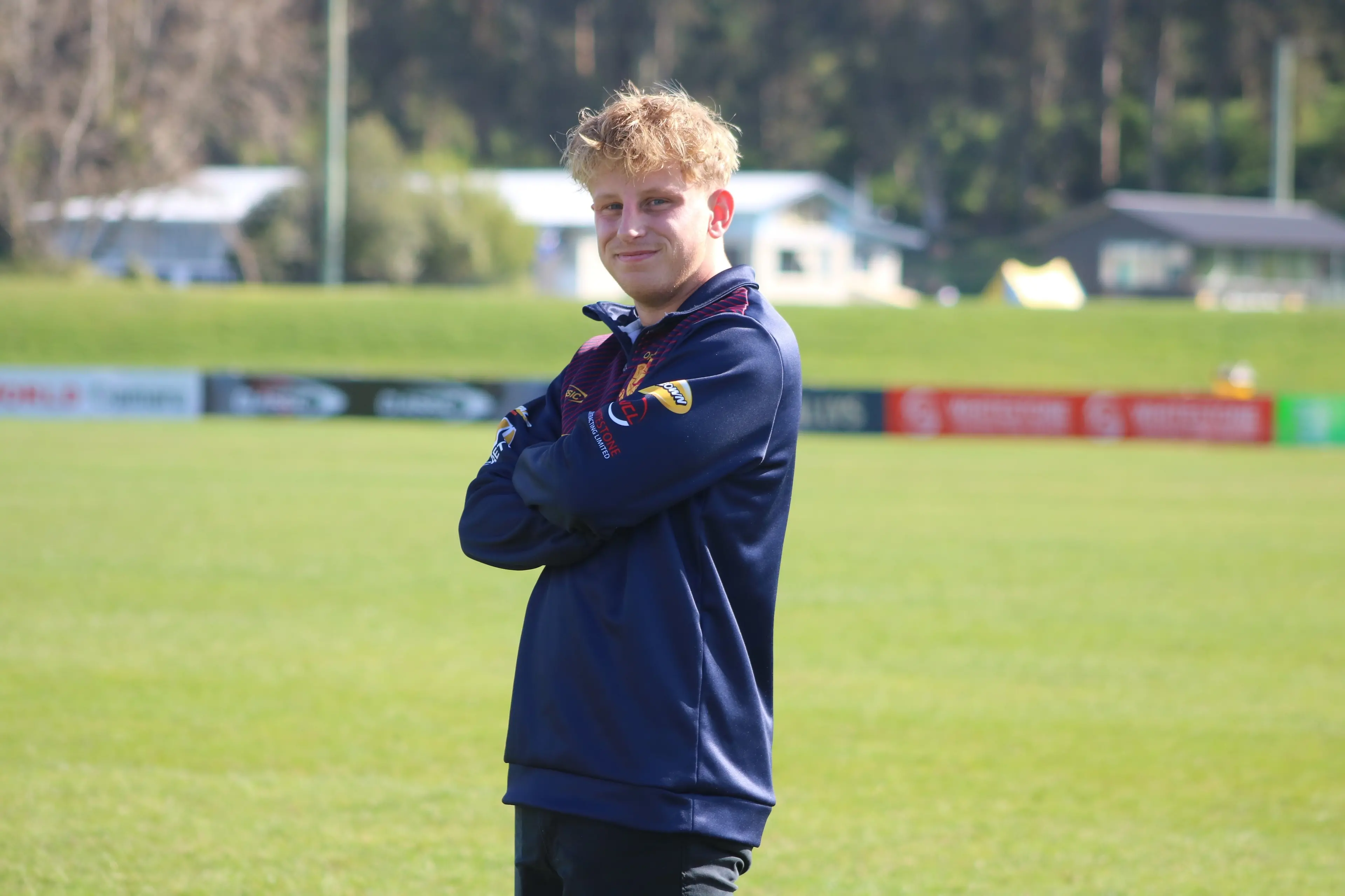 Englishman Alfie Coop is loving life in New Zealand and playing for North Otago this season. Photo: Kayla Hodge